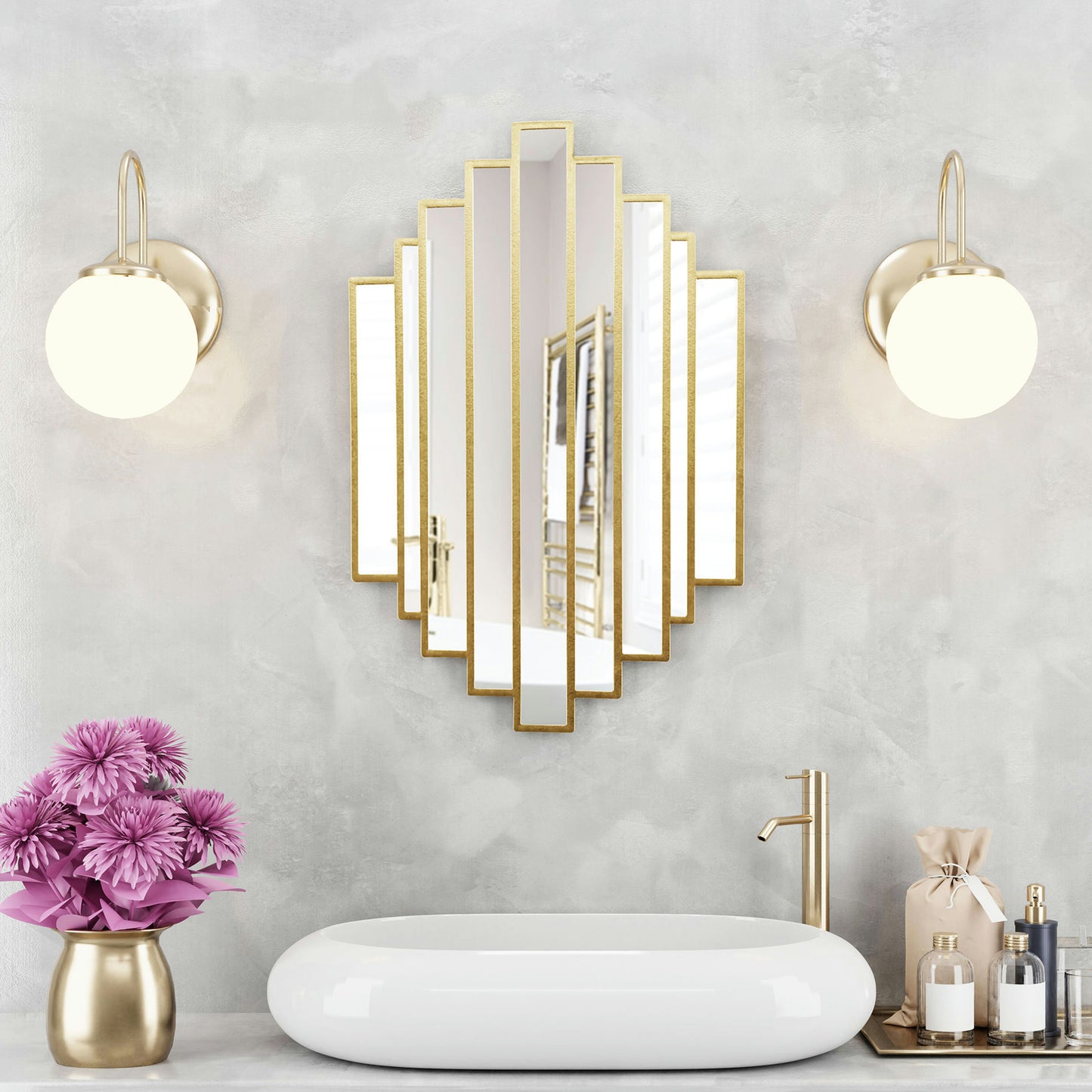 Briggs Gold Metal Mirror