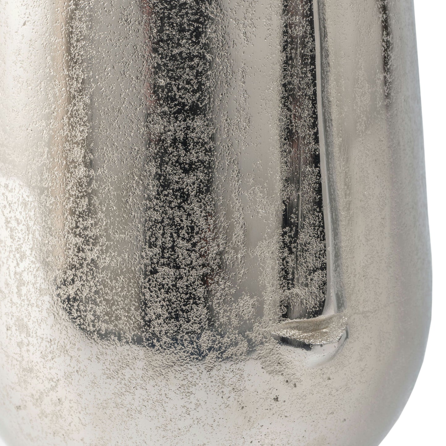 Magnus 16" Silver Metal Table Vase