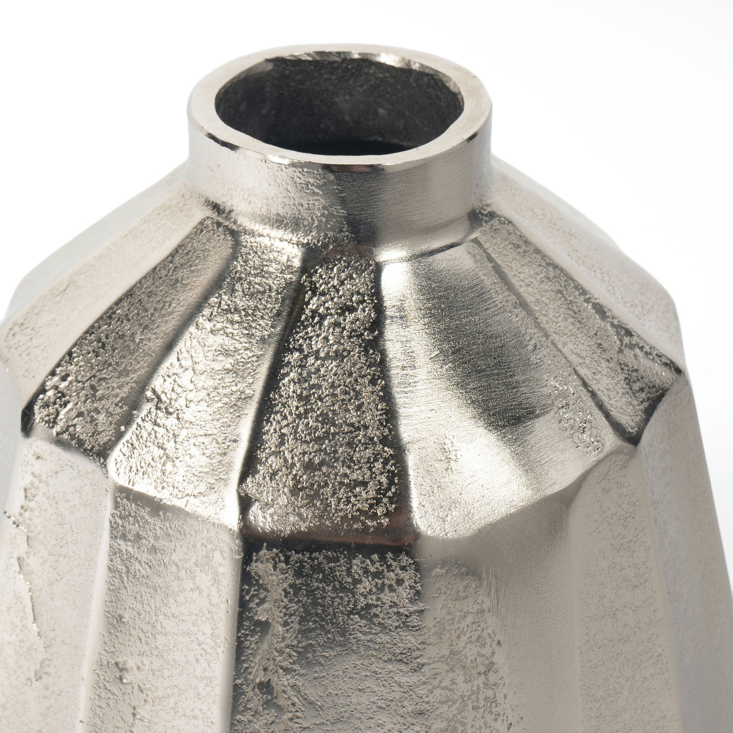 Artemis 10" Metal Table Vase Small Nickel