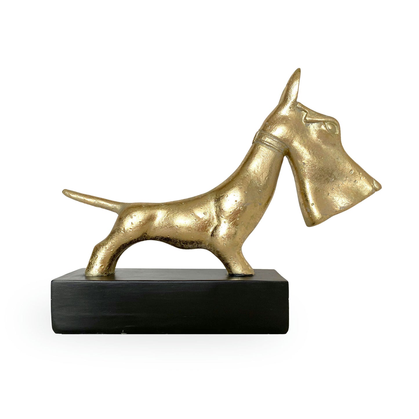 Scottish Terrier Gold Sculpture