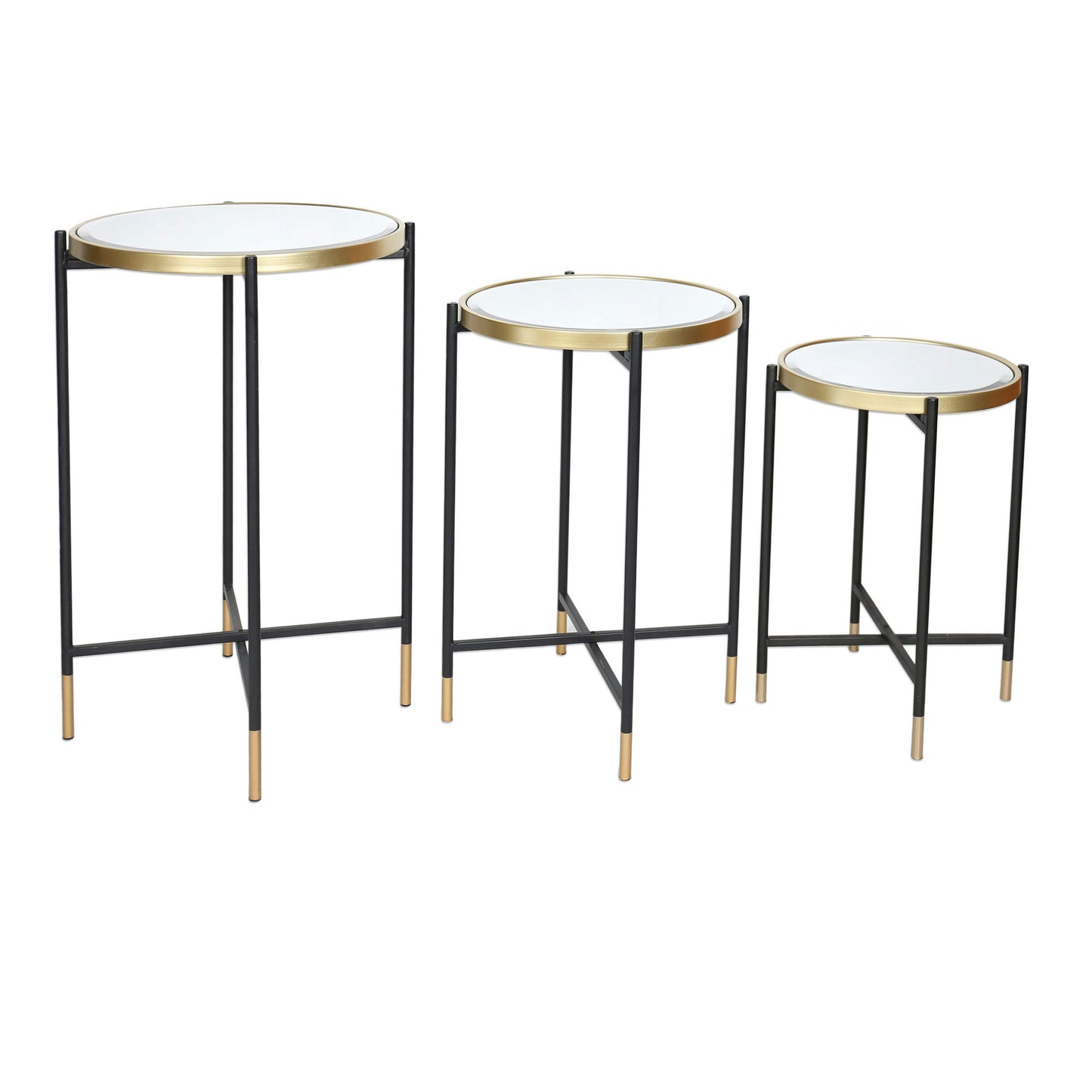 Anastasia Metal Nesting Tables Set Of 3