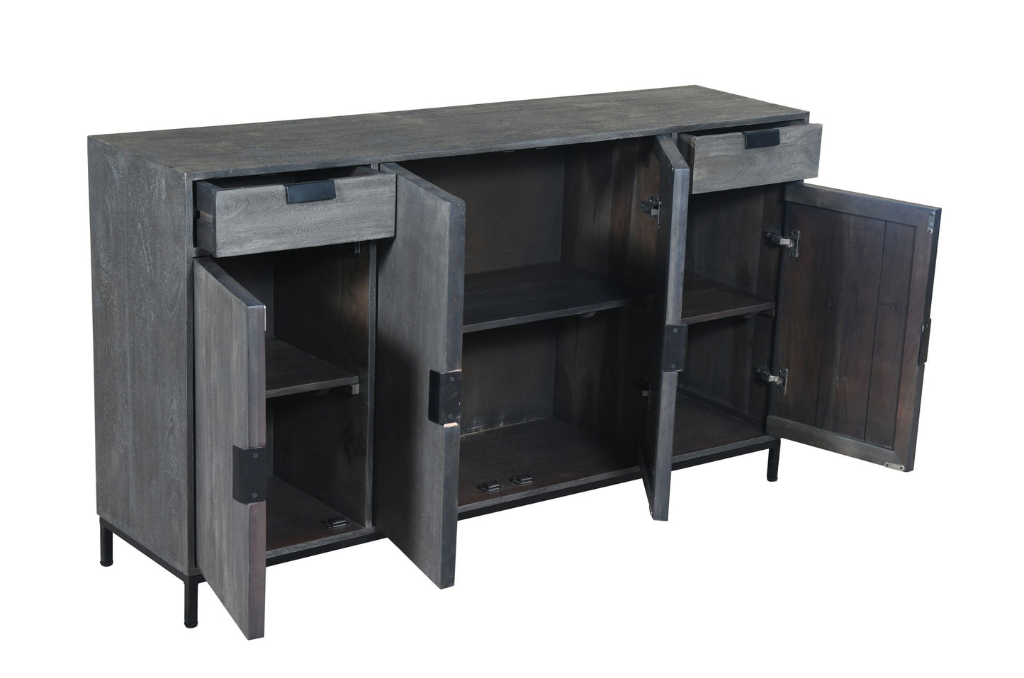 Samuel 63" Wide Wood Sideboard