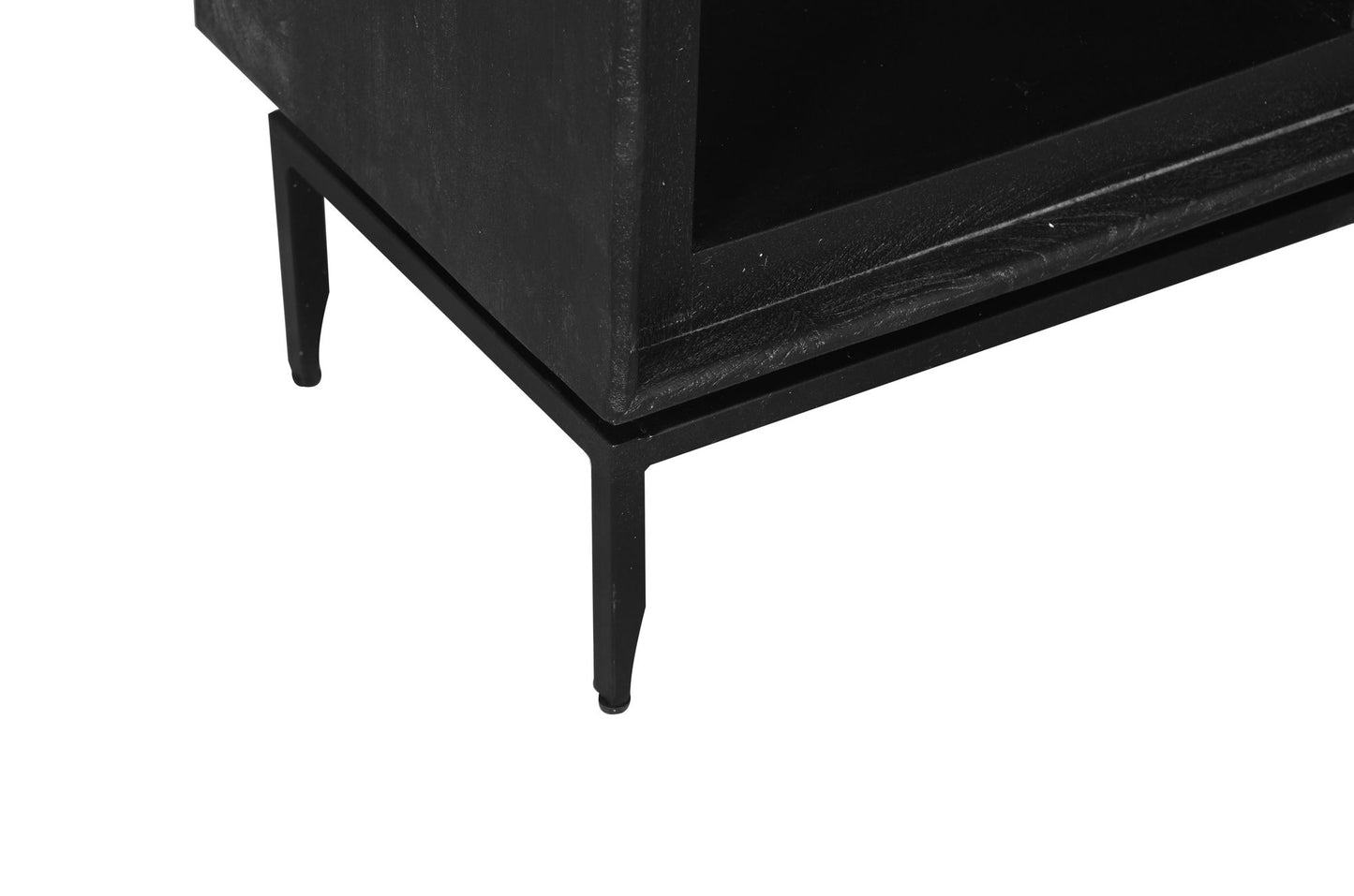 Camilo 72" High 2 Door Black Accent Cabinet