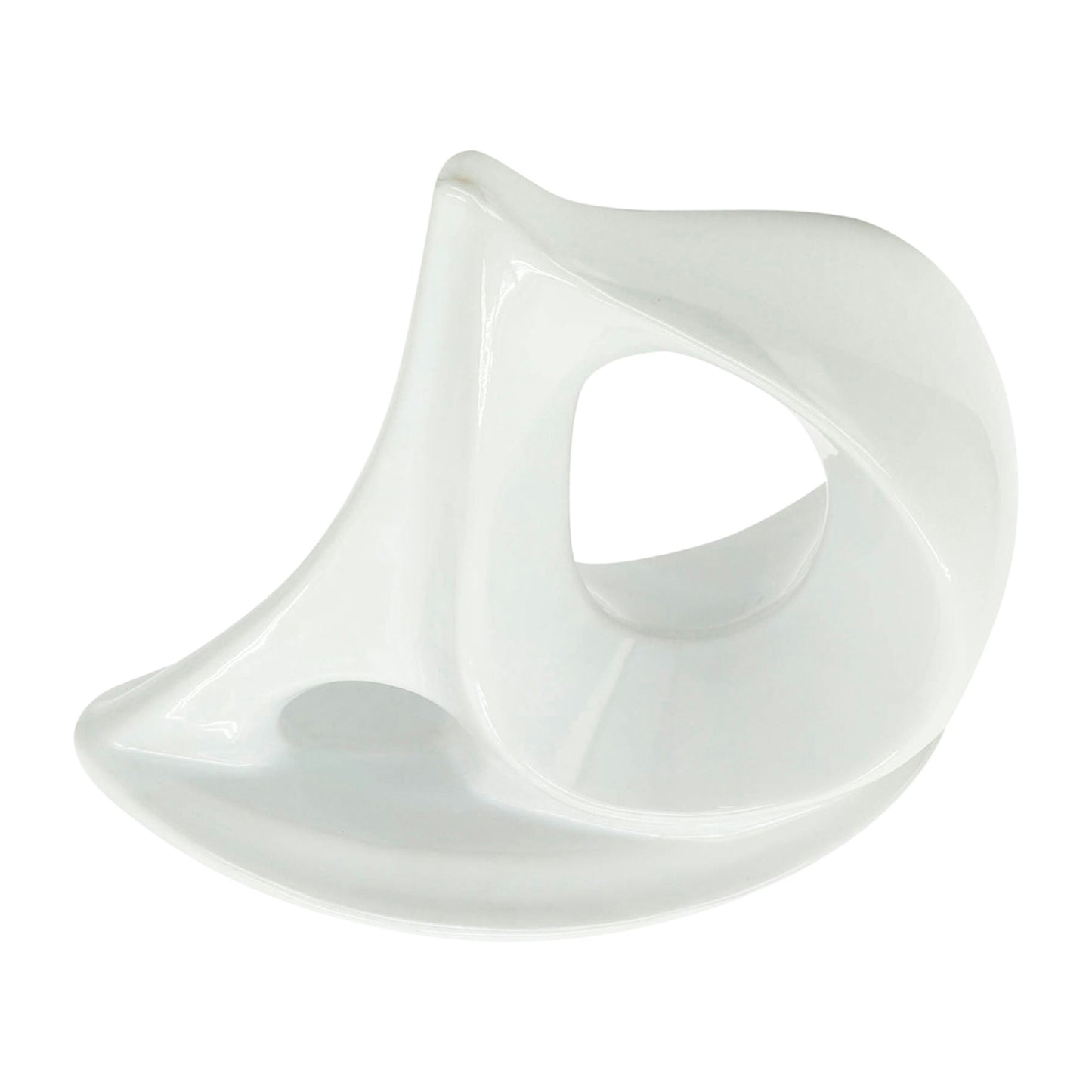 White Ceramic Sailboat 13"