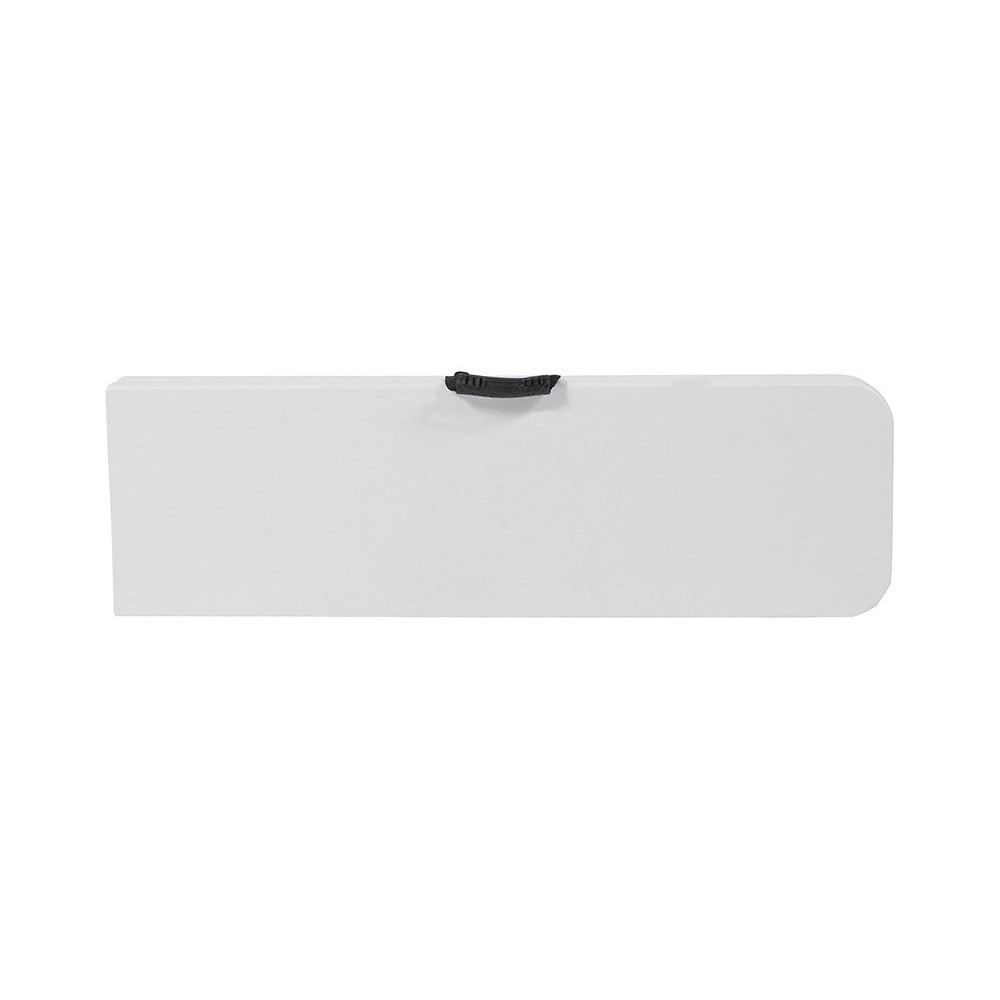 11''W x 72"L Bi-Fold Granite White Folding Bench with Carrying Handle