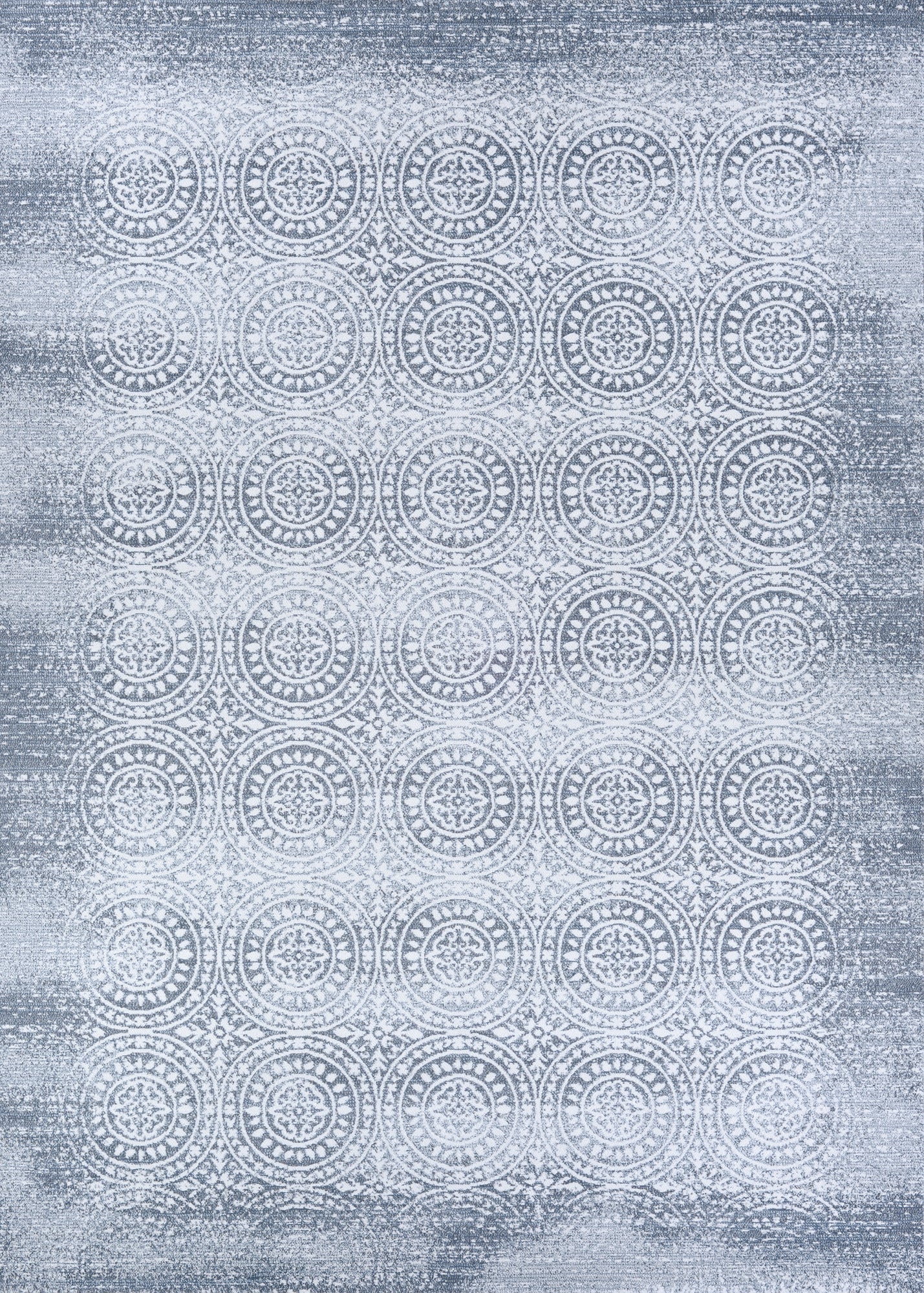 Couristan Marina Unison Slate Blue-Pearl Runner Rug 2'2" x 7'10"