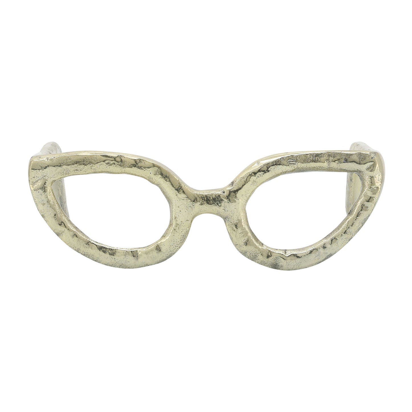 Gold Glasses Sculpture