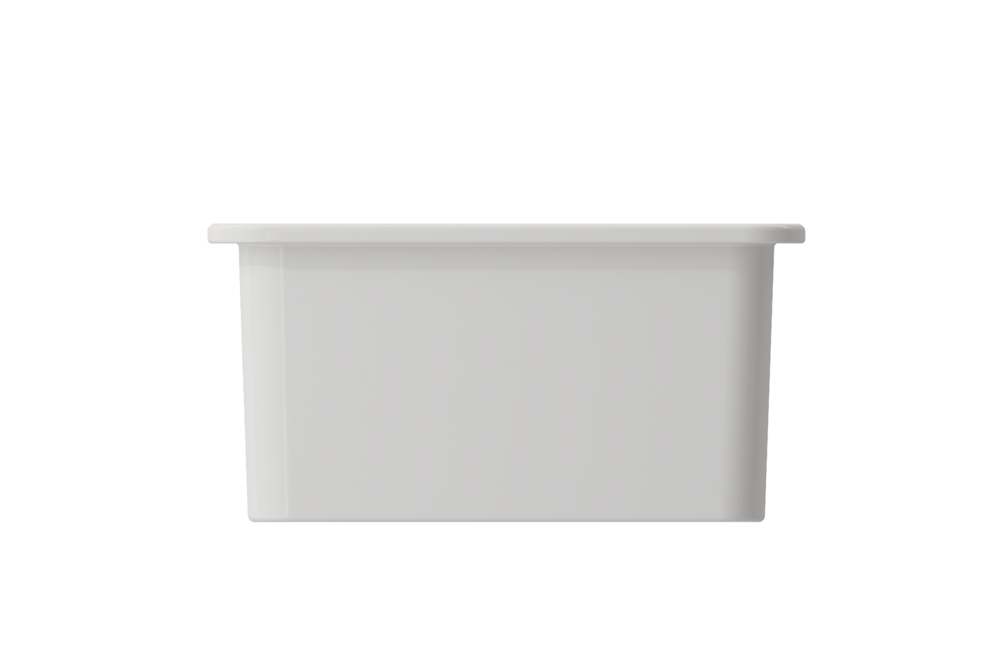 Sotto Dual-mount Fireclay 18" Single Bowl Bar Sink with Grid, Strainer in White