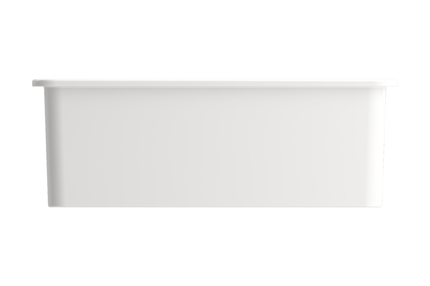 Sotto Dual-mount Fireclay 27" Single Bowl Kitchen Sink in White