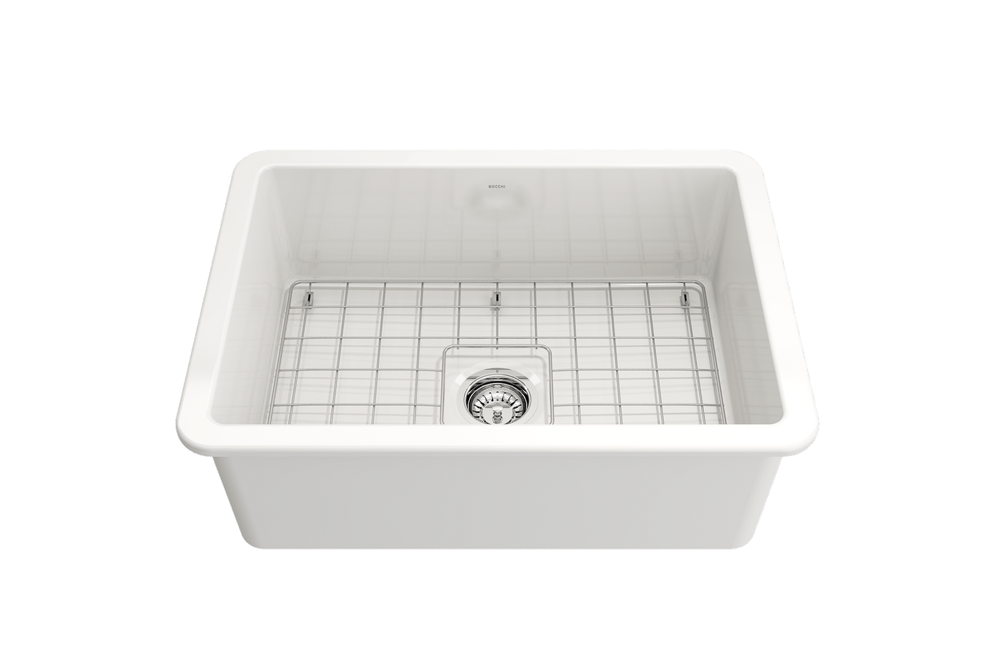 Sotto Dual-mount Fireclay 27" Single Bowl Kitchen Sink in White