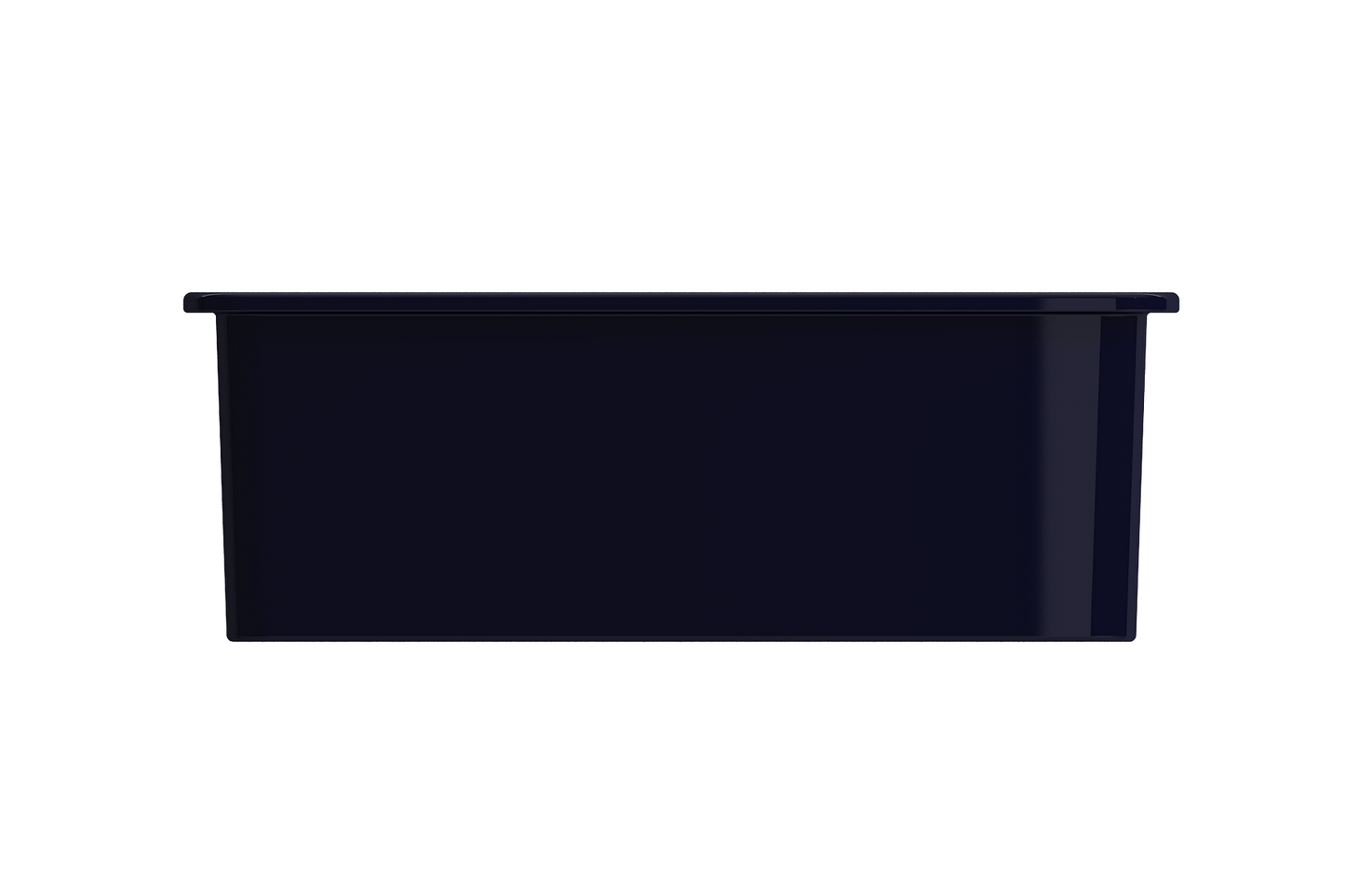 Sotto Dual-mount Fireclay 27" Single Bowl Kitchen Sink in Sapphire Blue