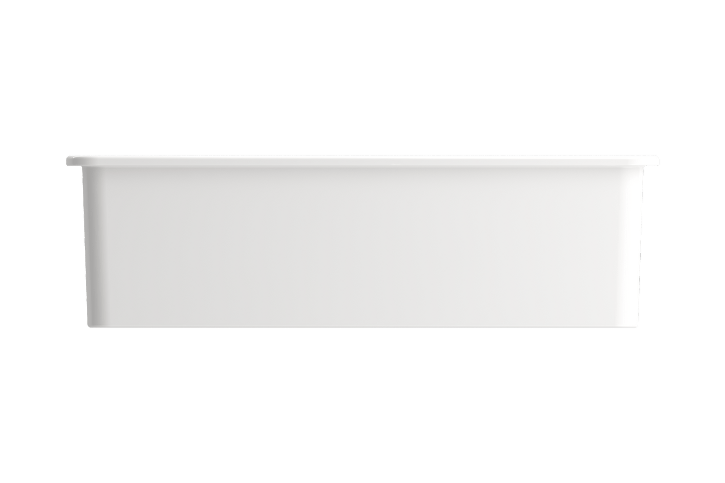 Sotto Dual-mount Fireclay 32" Single Bowl Kitchen Sink in White