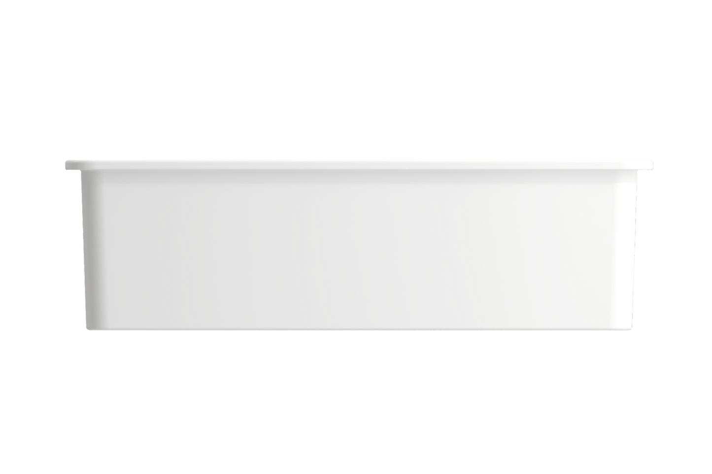Sotto Dual-mount Fireclay 32" Single Bowl Kitchen Sink in Matte White