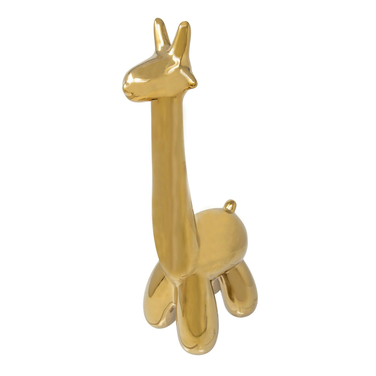 Gold Giraffe Balloon Animal