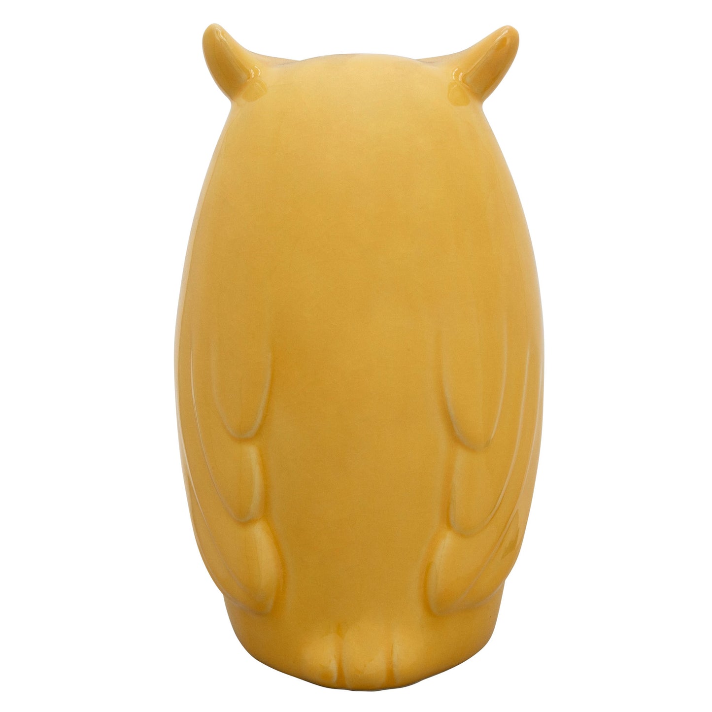 10" Owl Decor, Yellow
