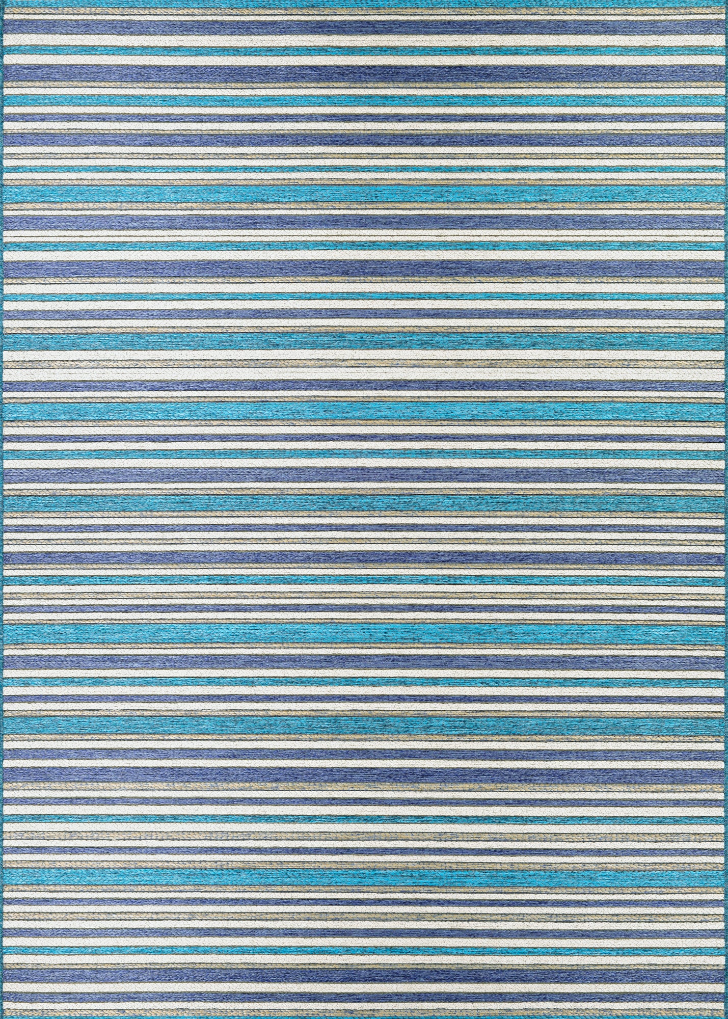 Couristan Cape Brockton Cobalt-Teal Rug 3'11" x 5'6"