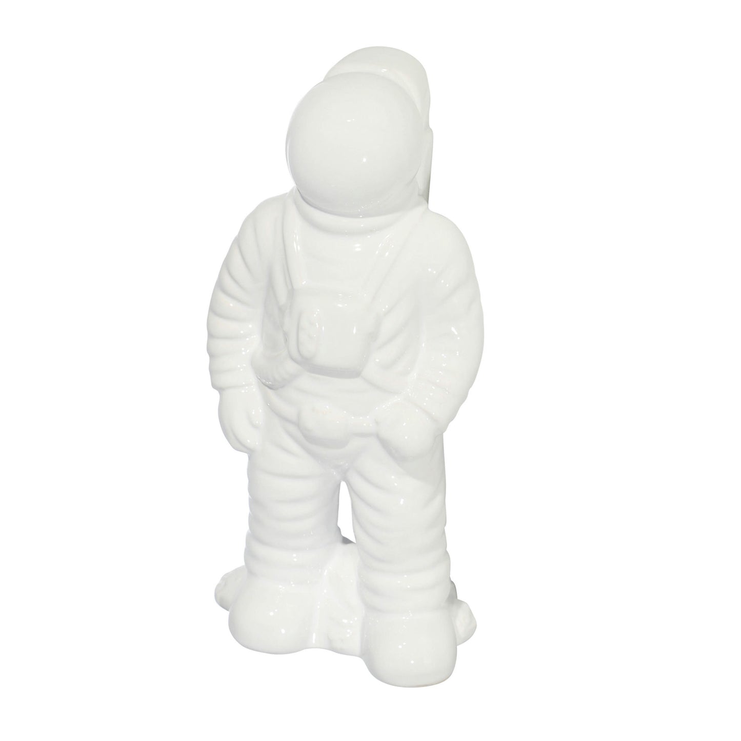Ceramic 12" Astronaut Statuette, White