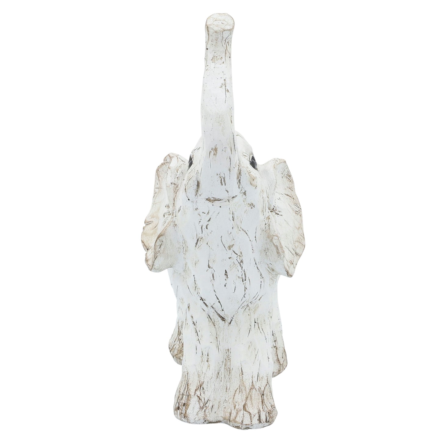 11" Elephant Figurine , White