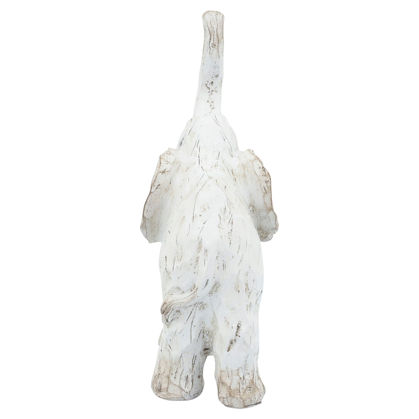 11" Elephant Figurine , White