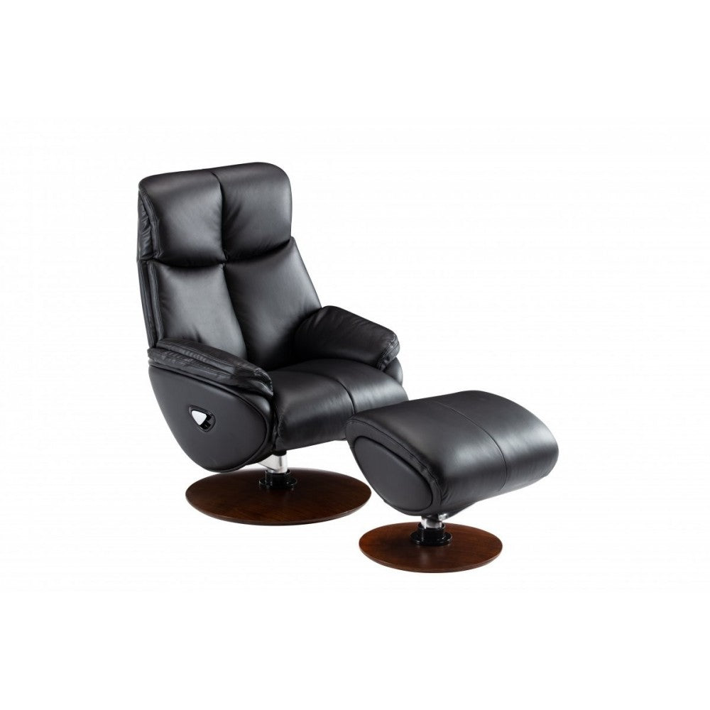 15-3725 Alicia Pedestal Recliner / Ottoman