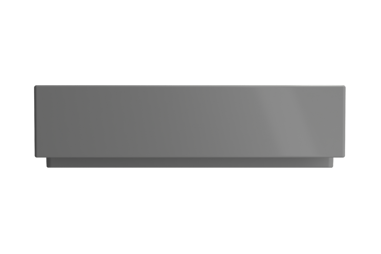 Nuova Apron Front Drop-In Fireclay 34" Single Bowl Kitchen Sink in Matte Gray