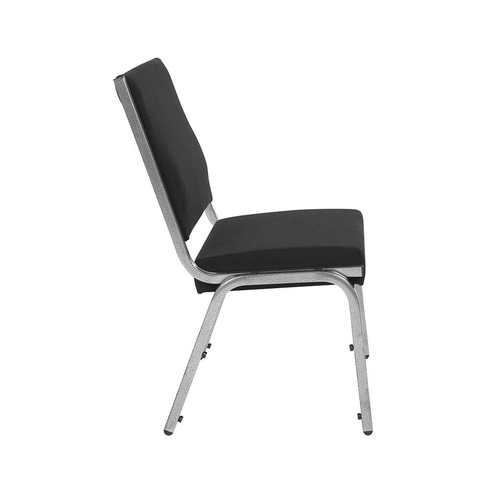 1500 lb. Rated Black Antimicrobial Fabric Bariatric Medical Reception Chair