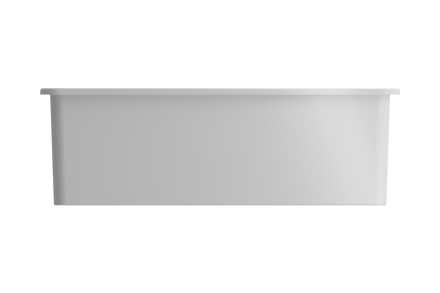 Sotto Dual-Mount Fireclay 33" 60/40 Double Bowl Kitchen Sink in Matte White