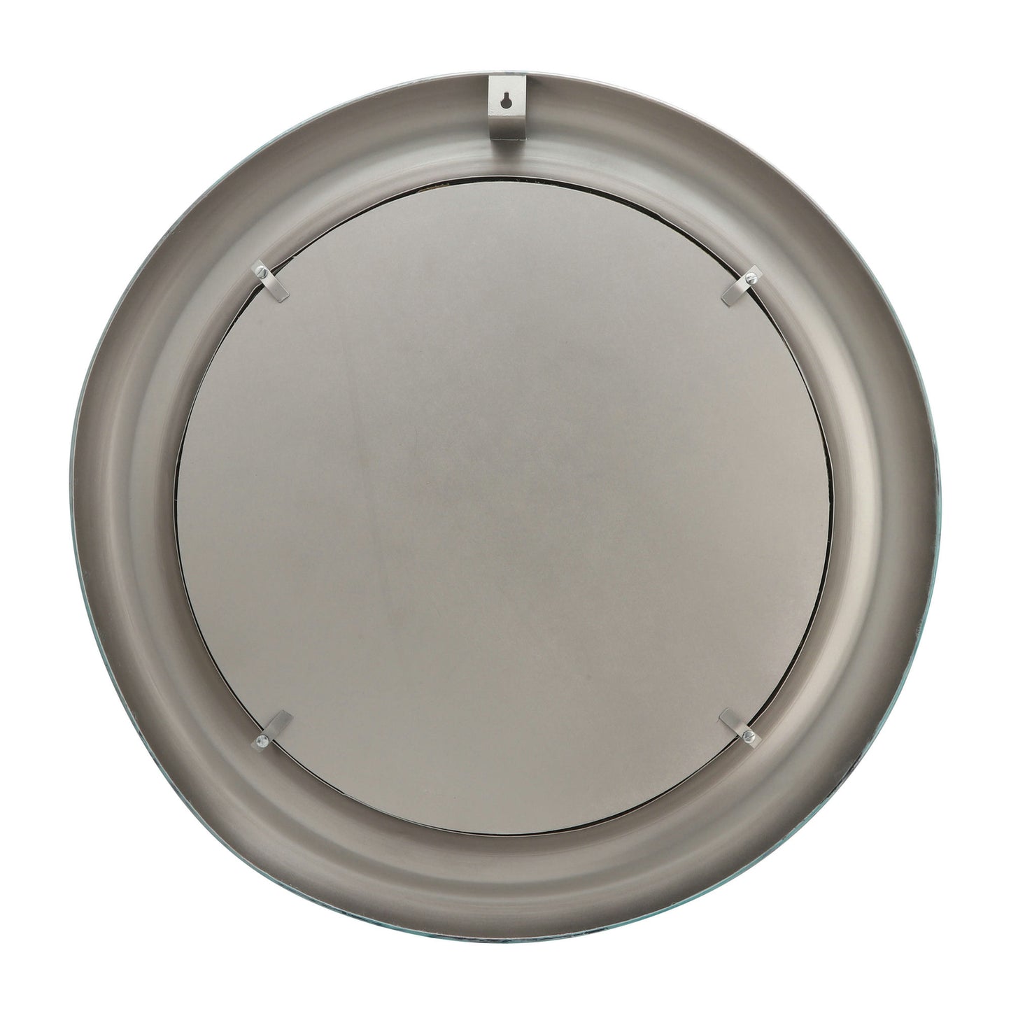 Metal 36" Round Mirror, Turq