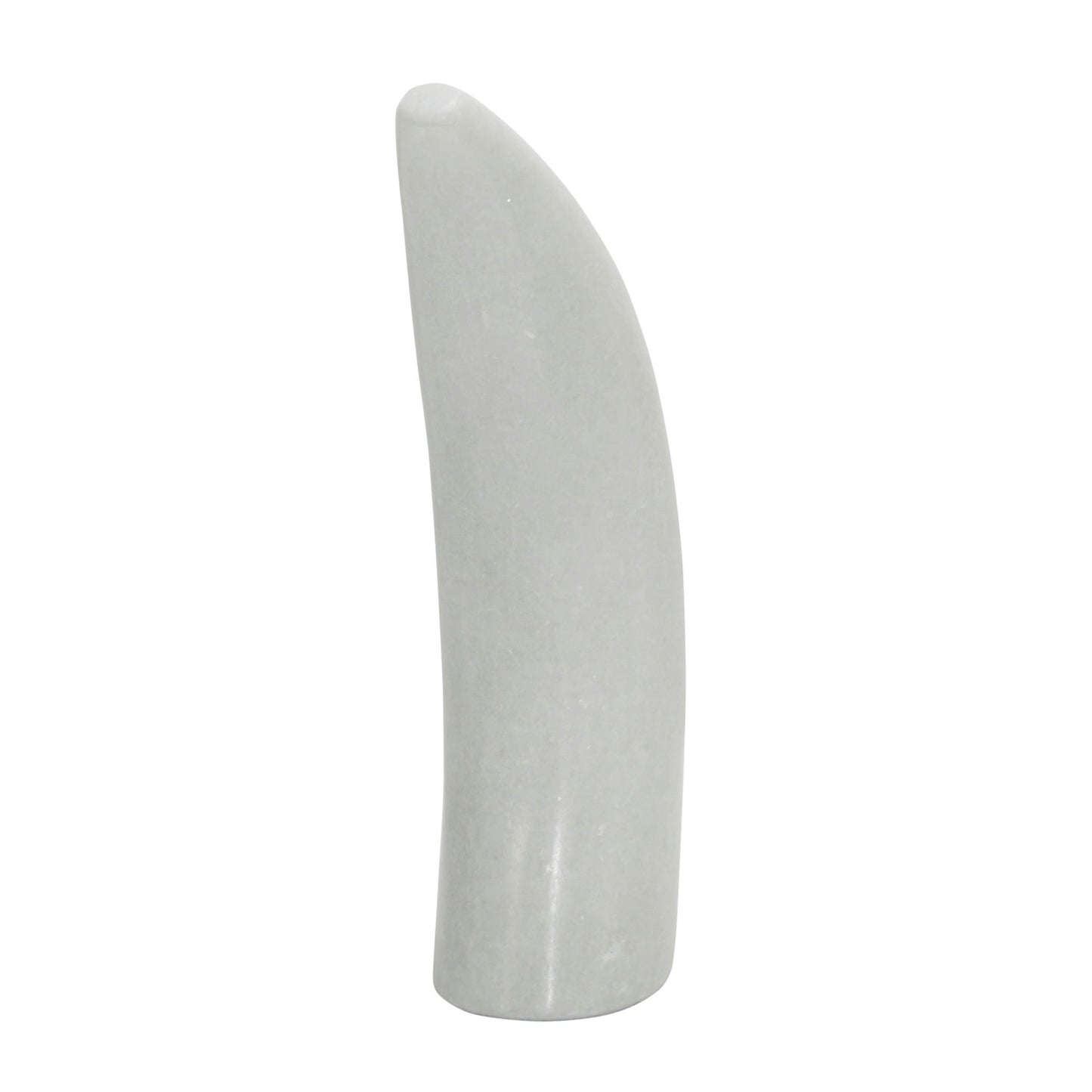 Marble 8"h Antler Deco, White
