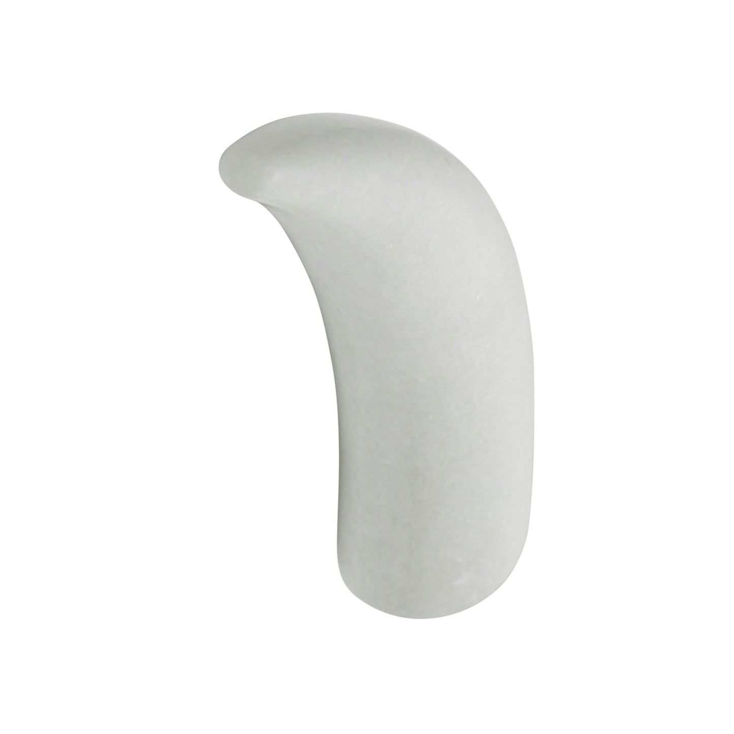 Marble 8"h Antler Deco, White