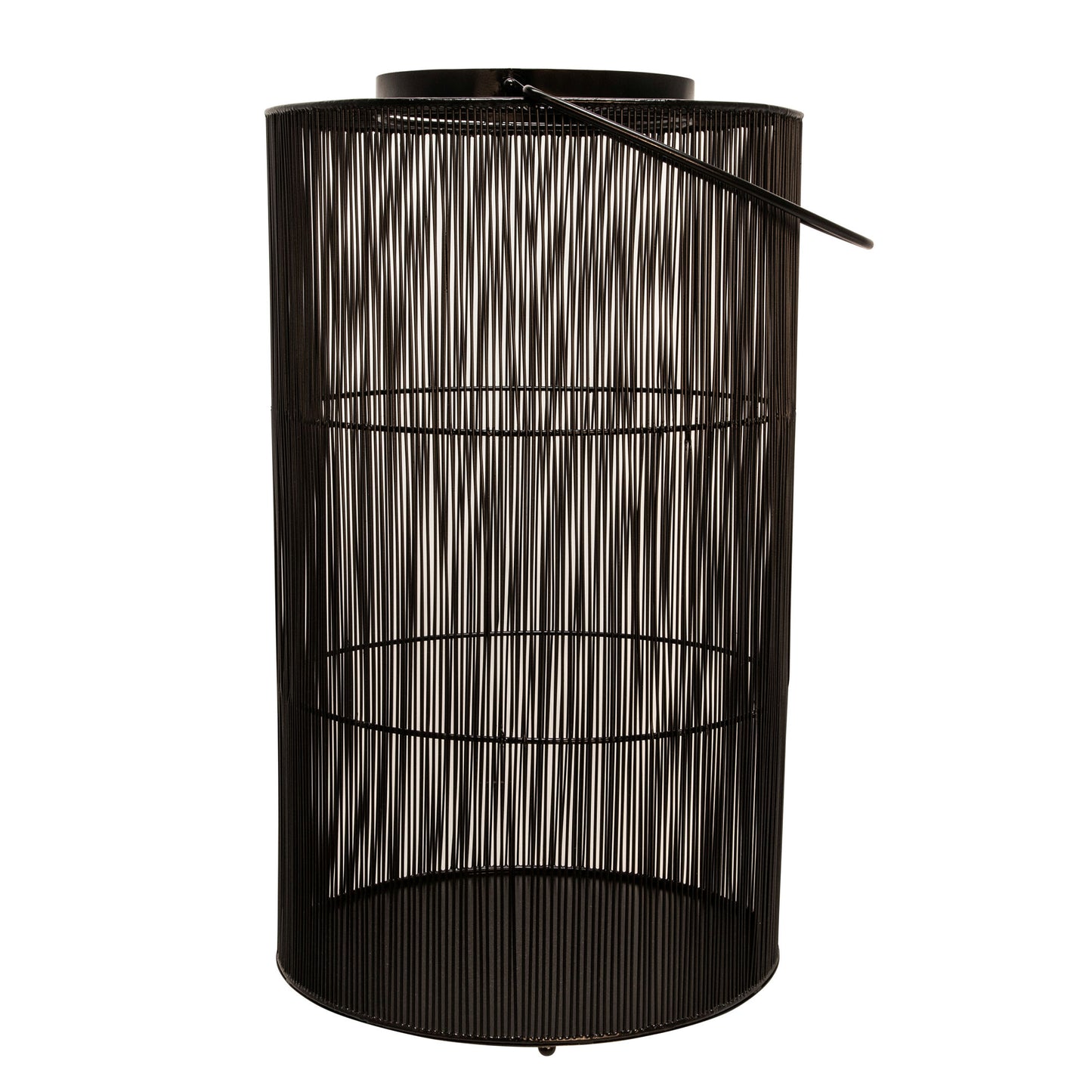 Metal 26" Wire Lantern, Black