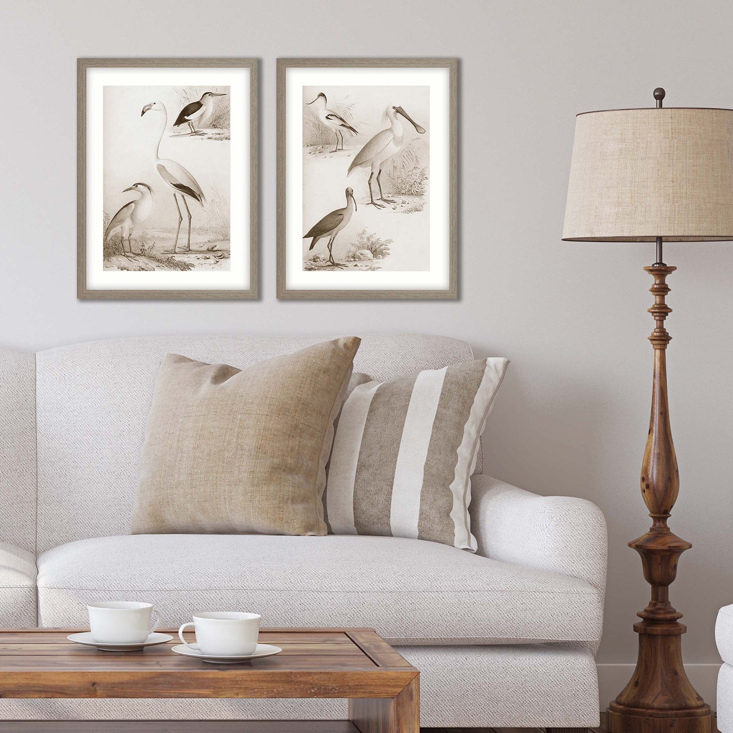 Paragon Sepia Water Birds I S/2