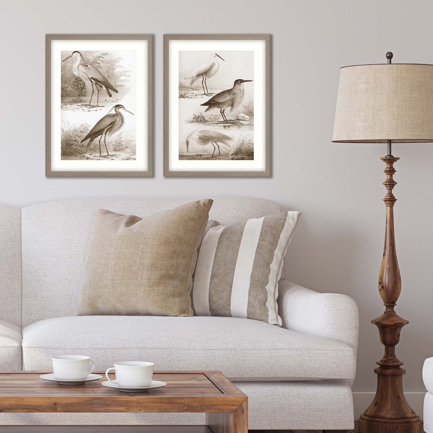 Paragon Sepia Water Birds II S/2