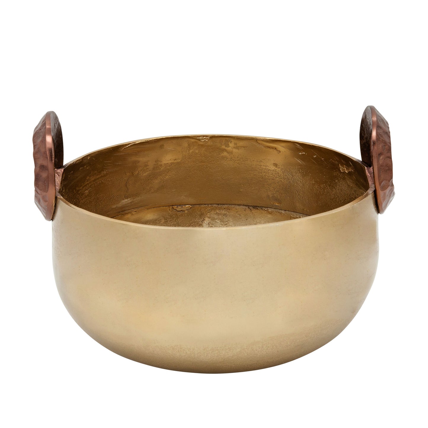 S/2 10/12" Bowl With Handles, Gold