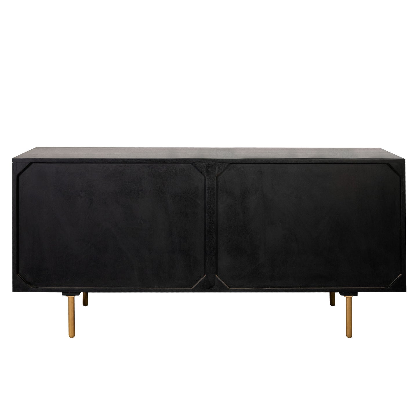 Wood 63x30" Patchwork Sideboard