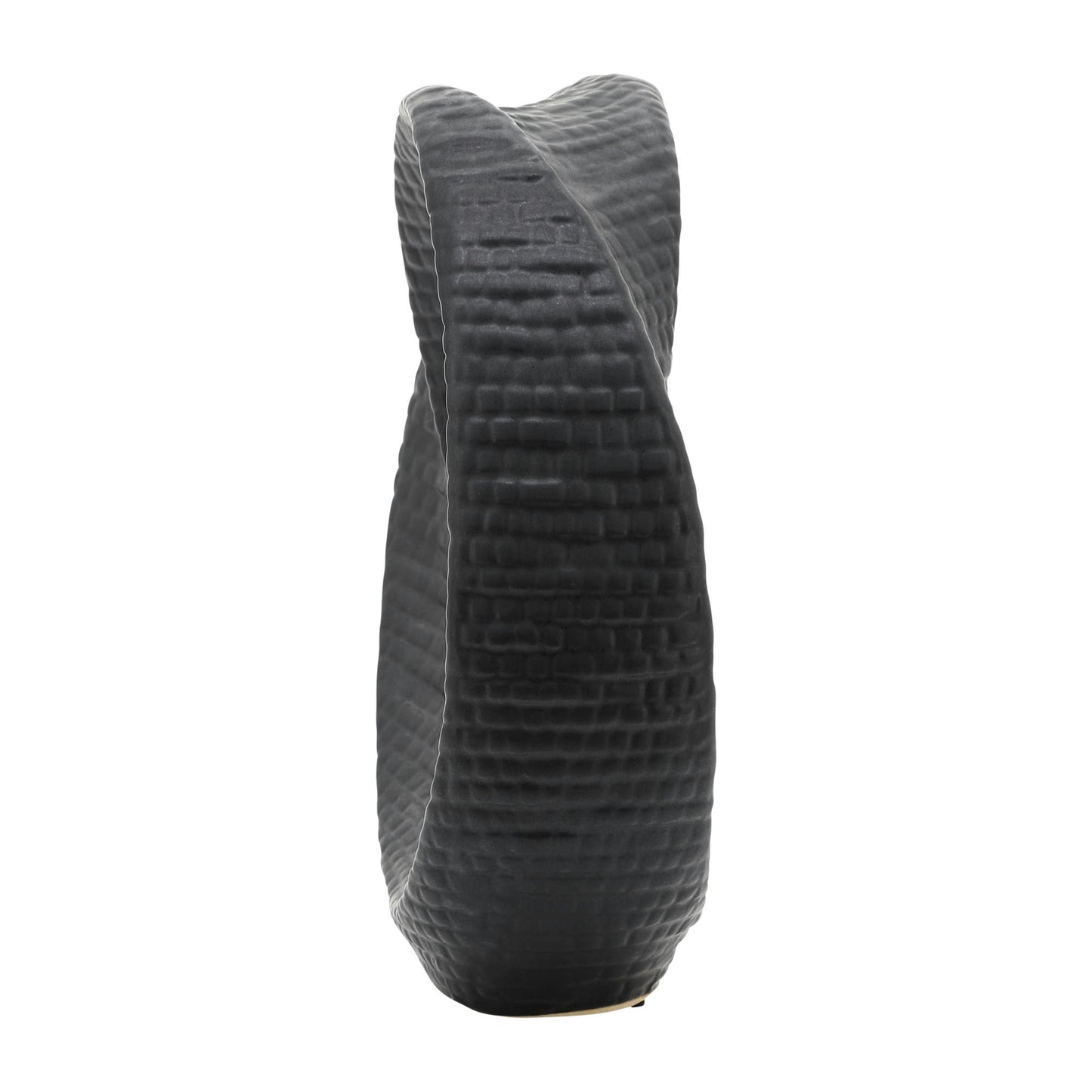 10" Textured Table Top Deco, Black