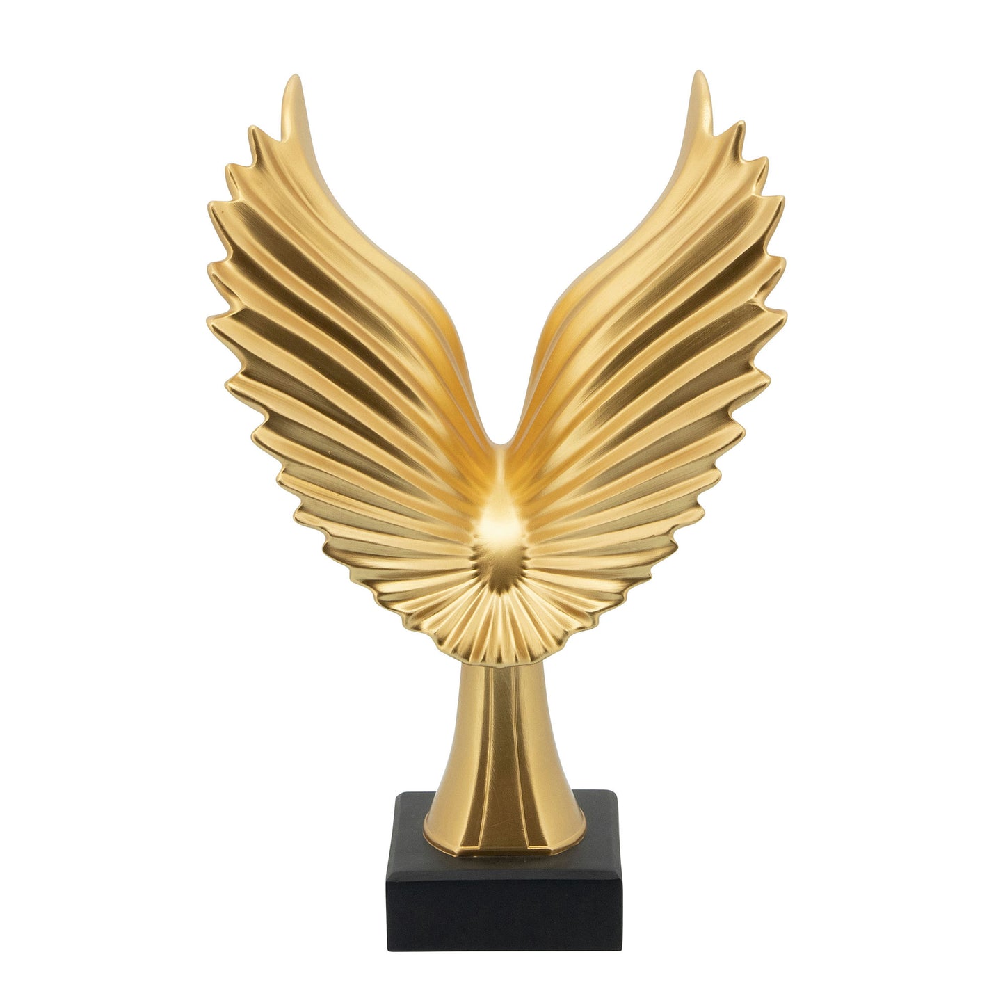 Resin 14"h Eagle Table Accent, Gold