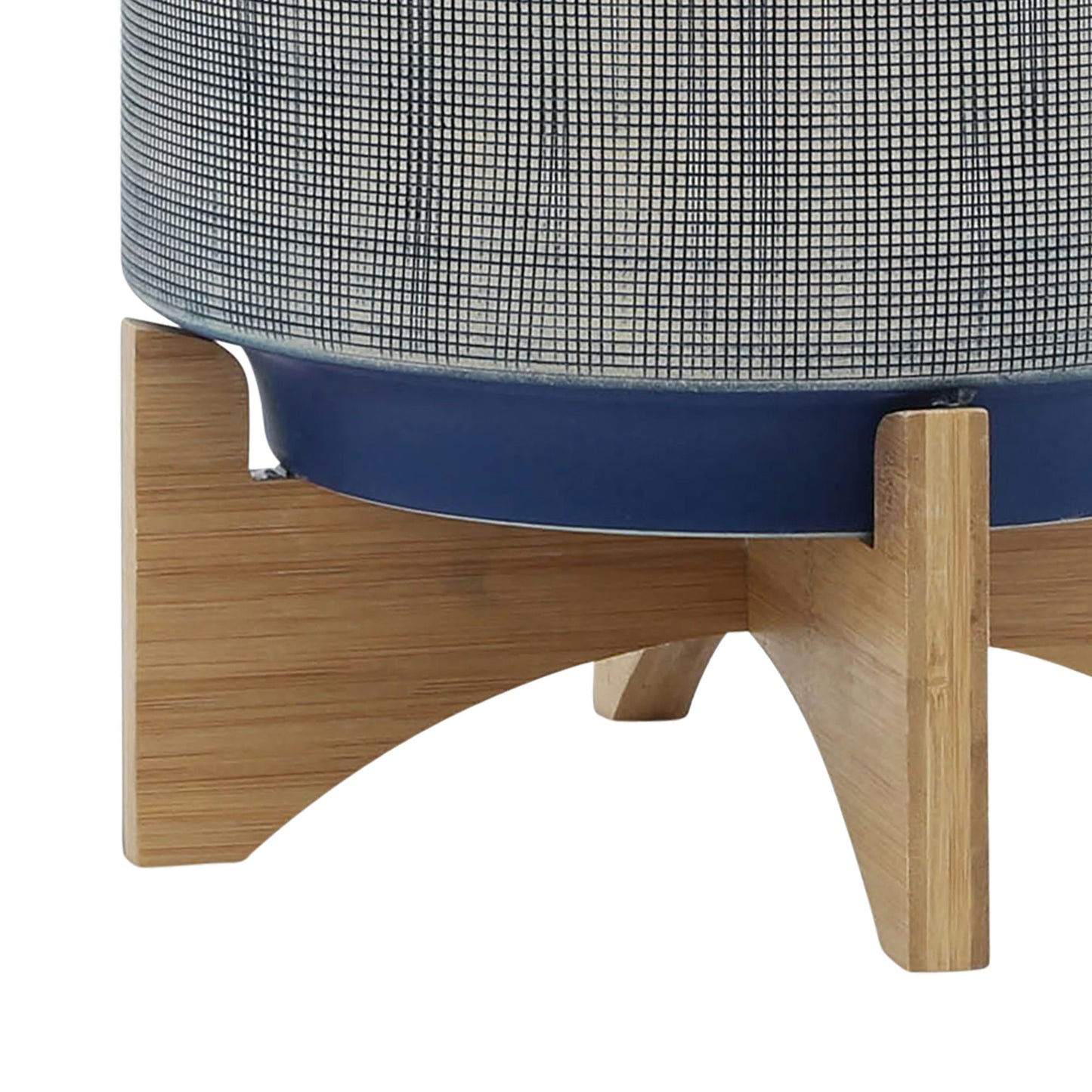10" Mesh Planter W/ Stand, Blue