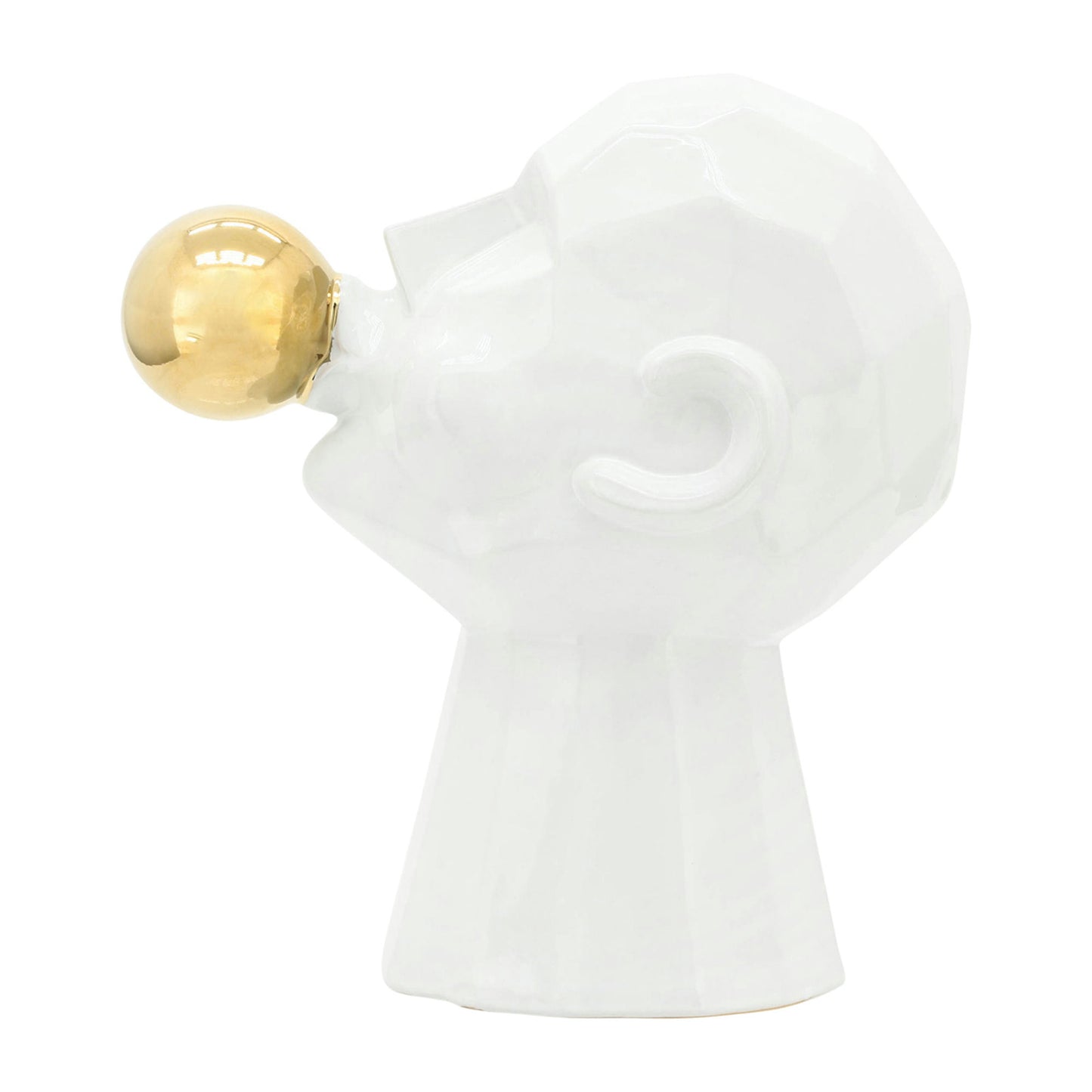 12" Bubble Gum Man, White