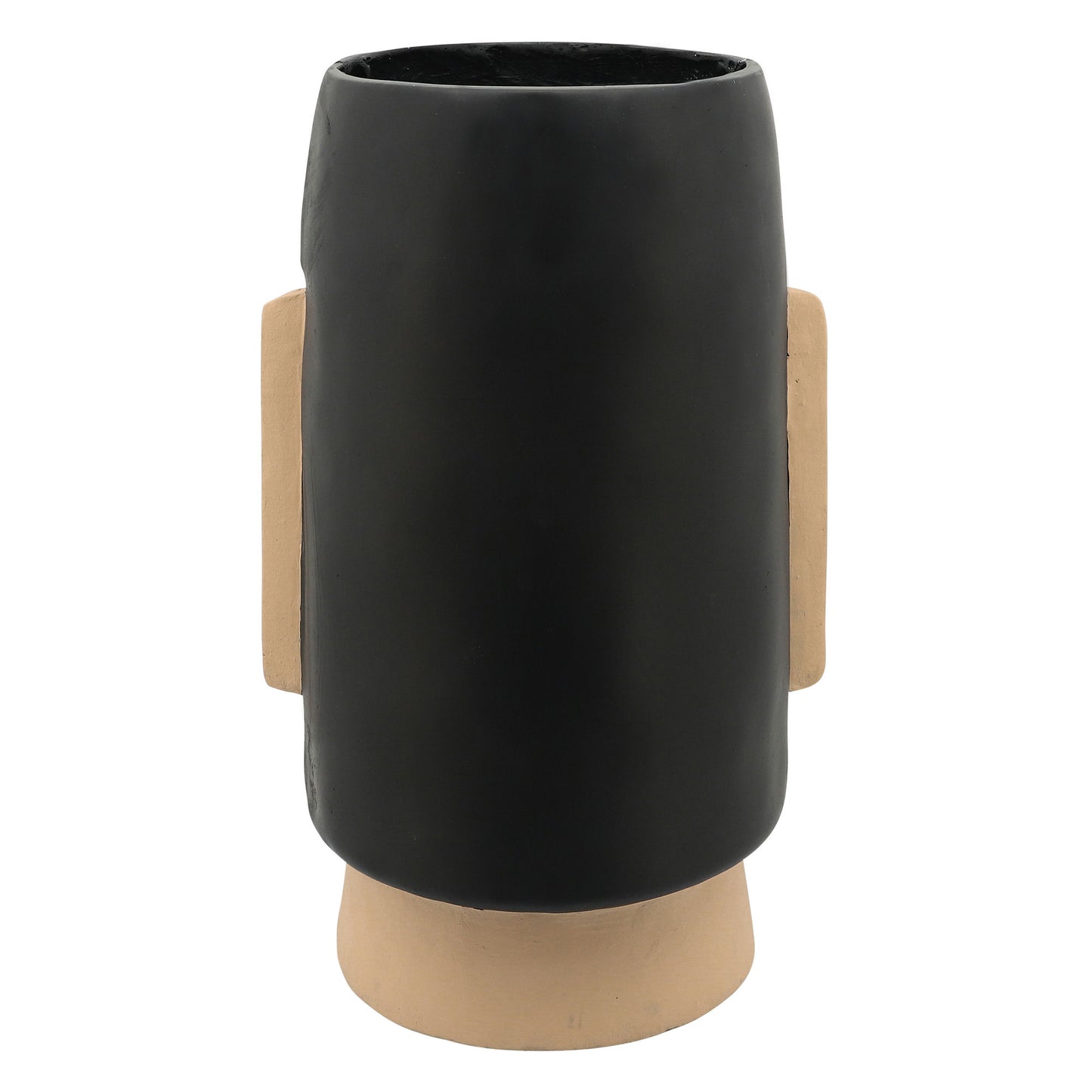 Resin 10"dia Comic Face Planter, Black