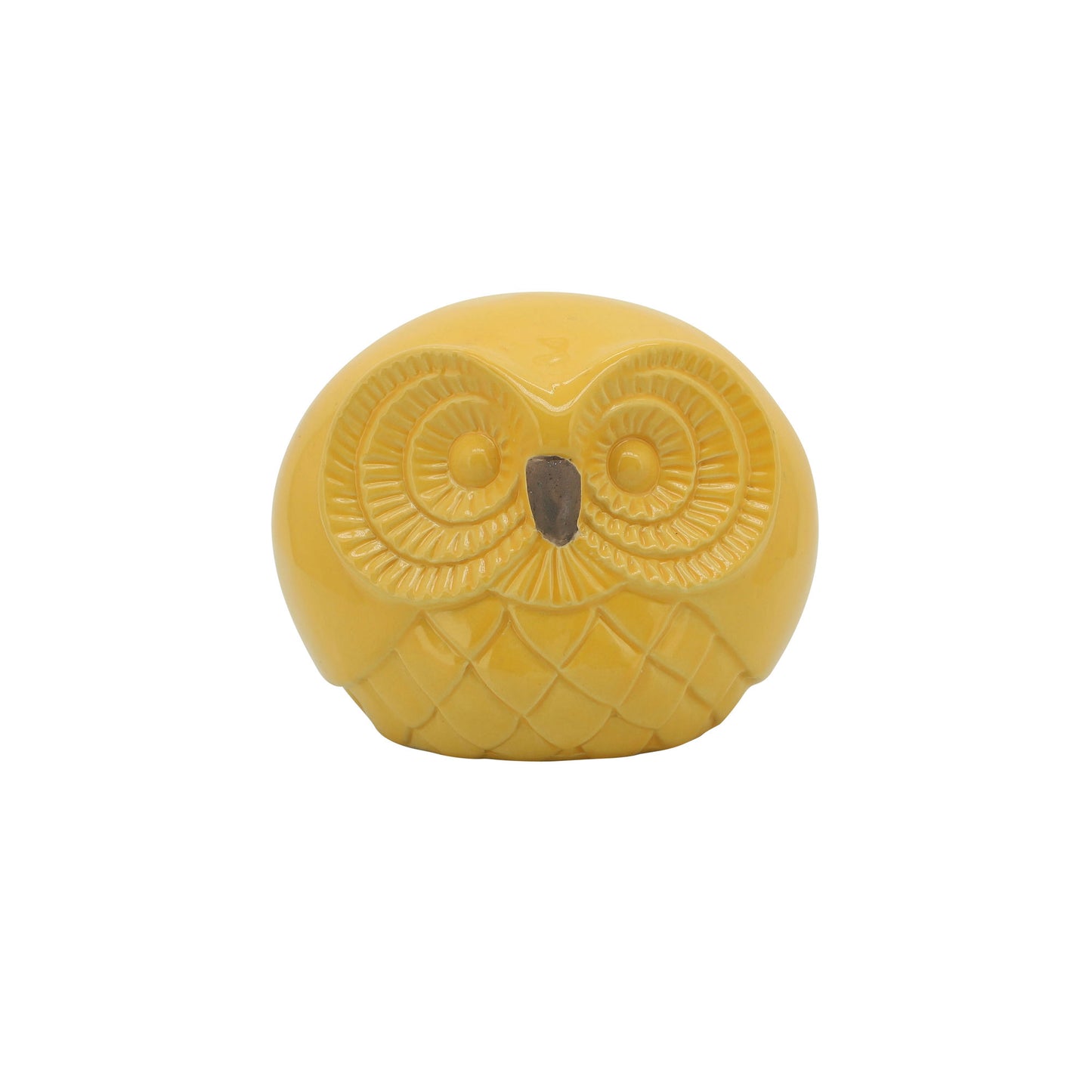 Cer S/3 Owls 7.5", Yellow