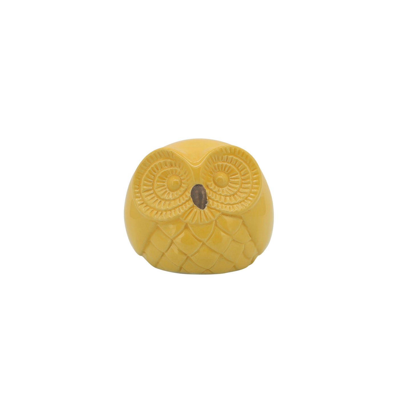 Cer S/3 Owls 7.5", Yellow