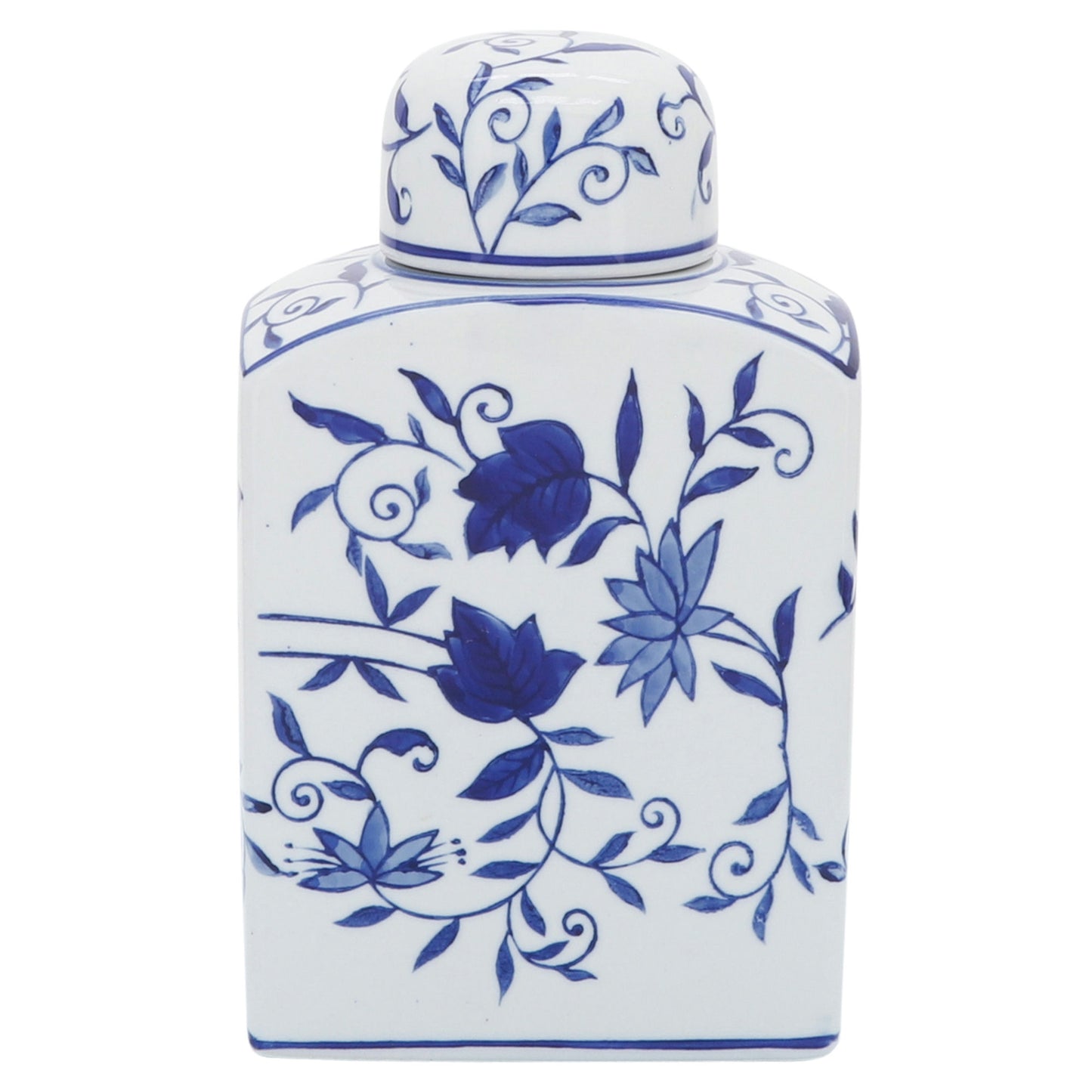 Cer, 9" Rectangular Jar, Blue