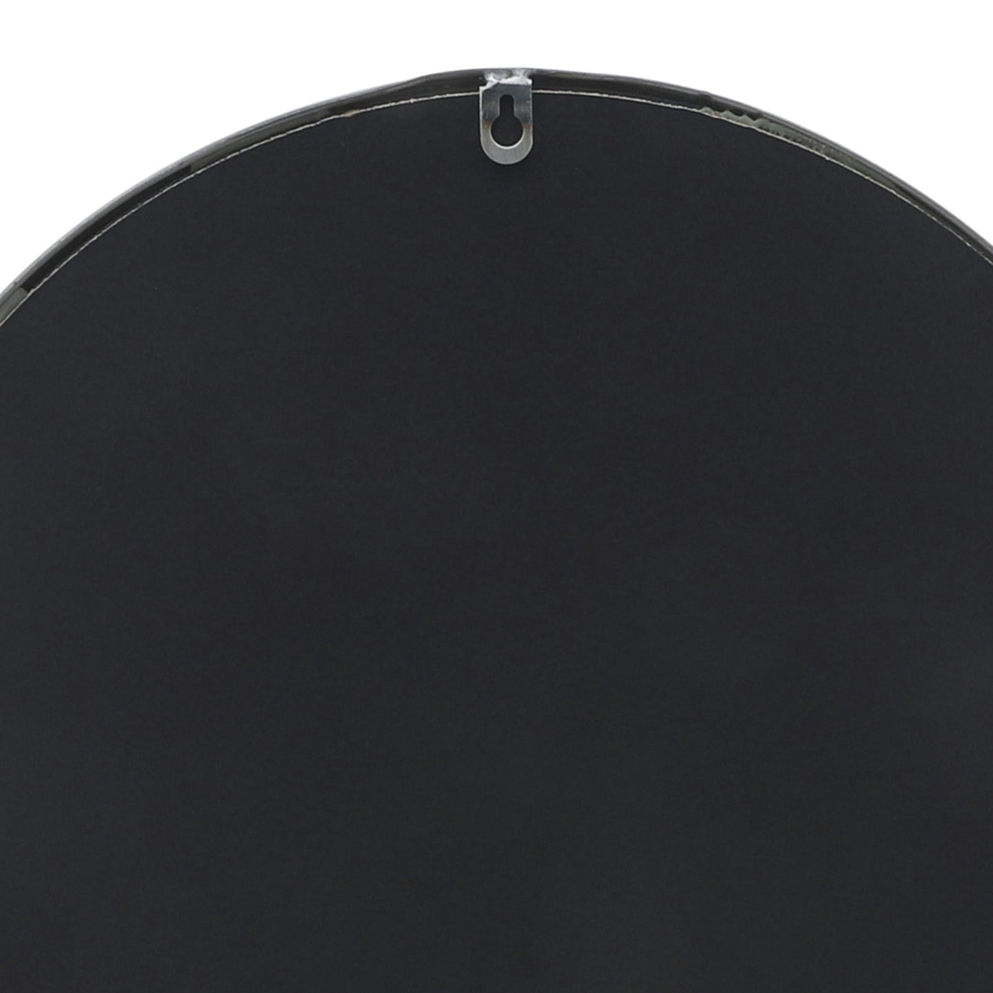 Metal, 24"h, Mirror With Man Deco, Black