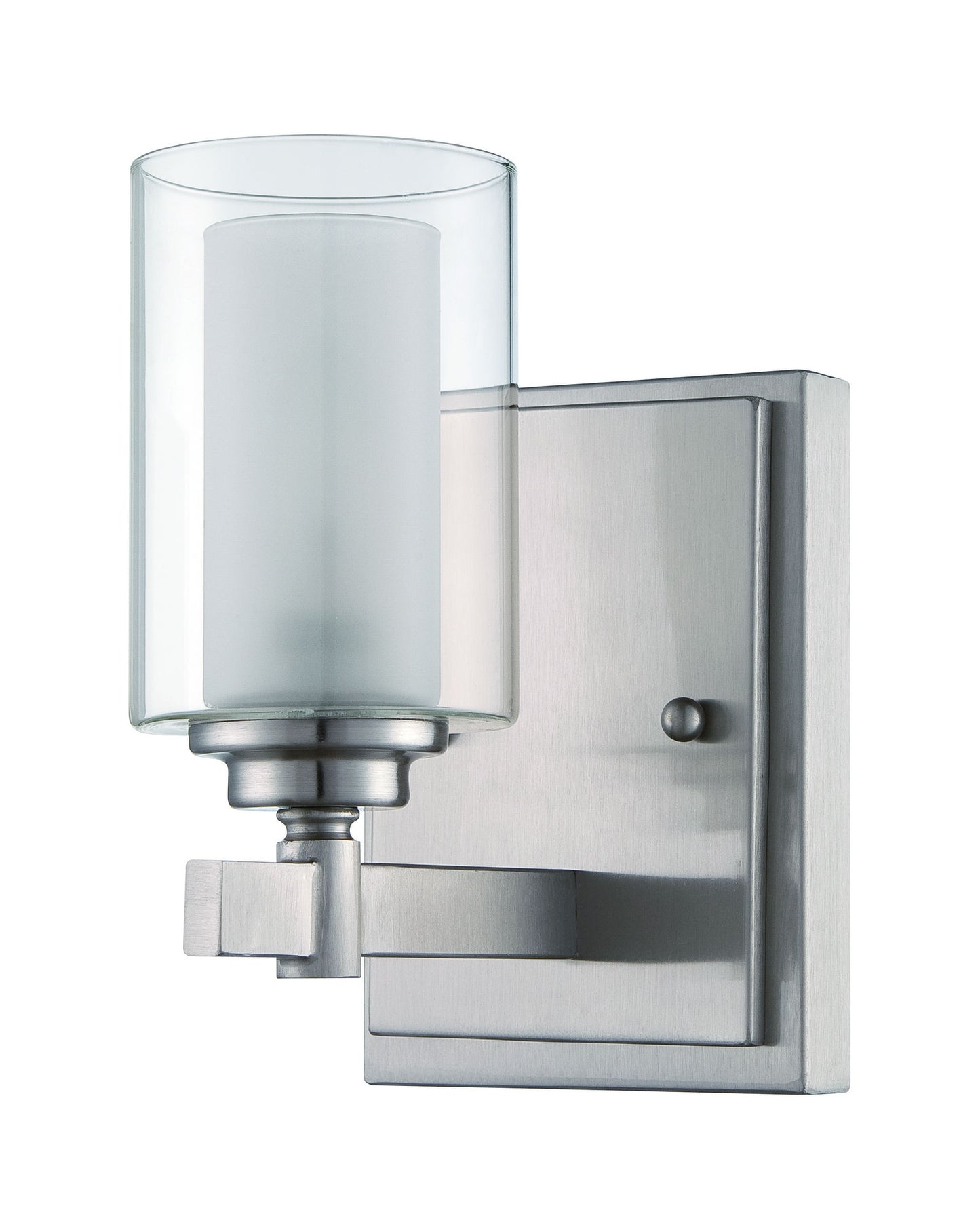 Celeste Wall Sconce 1 Light Brushed Polished Nickel