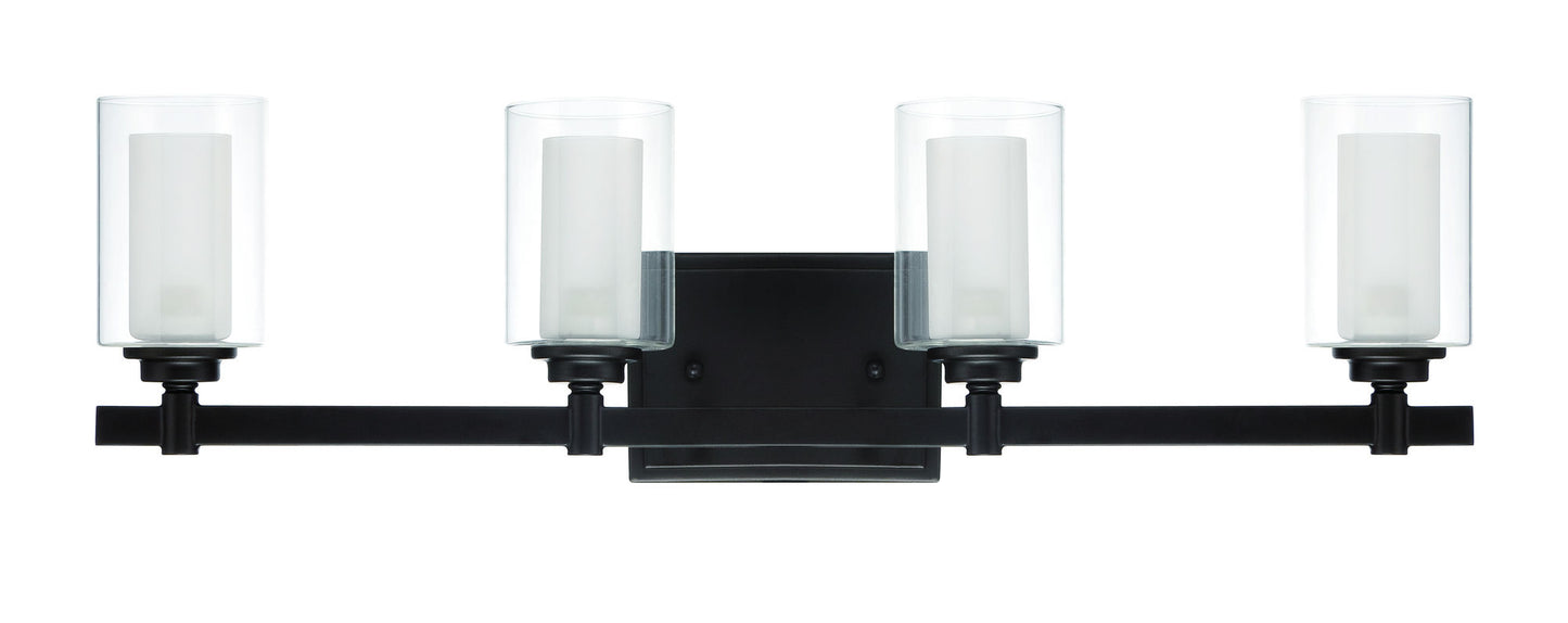 Celeste 4 Light Vanity in Espresso