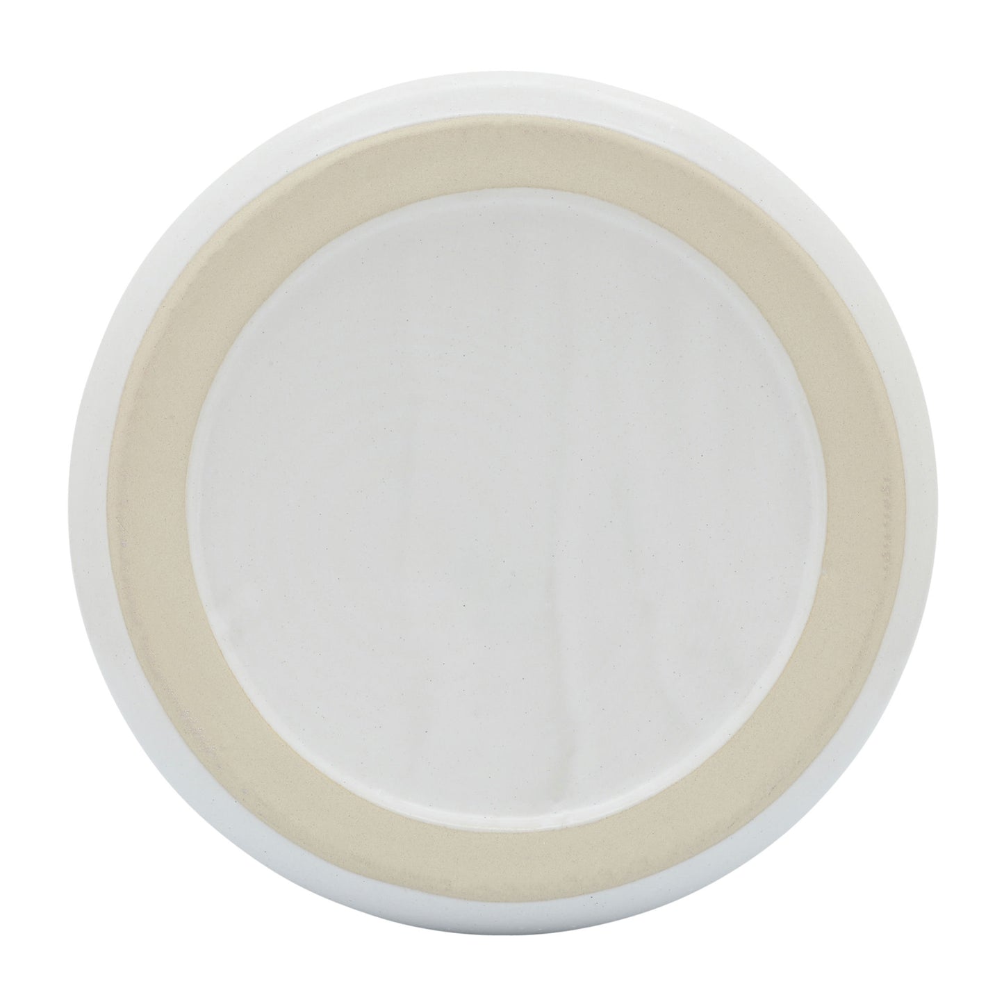 Cer, 10" Bibendum Planter, White