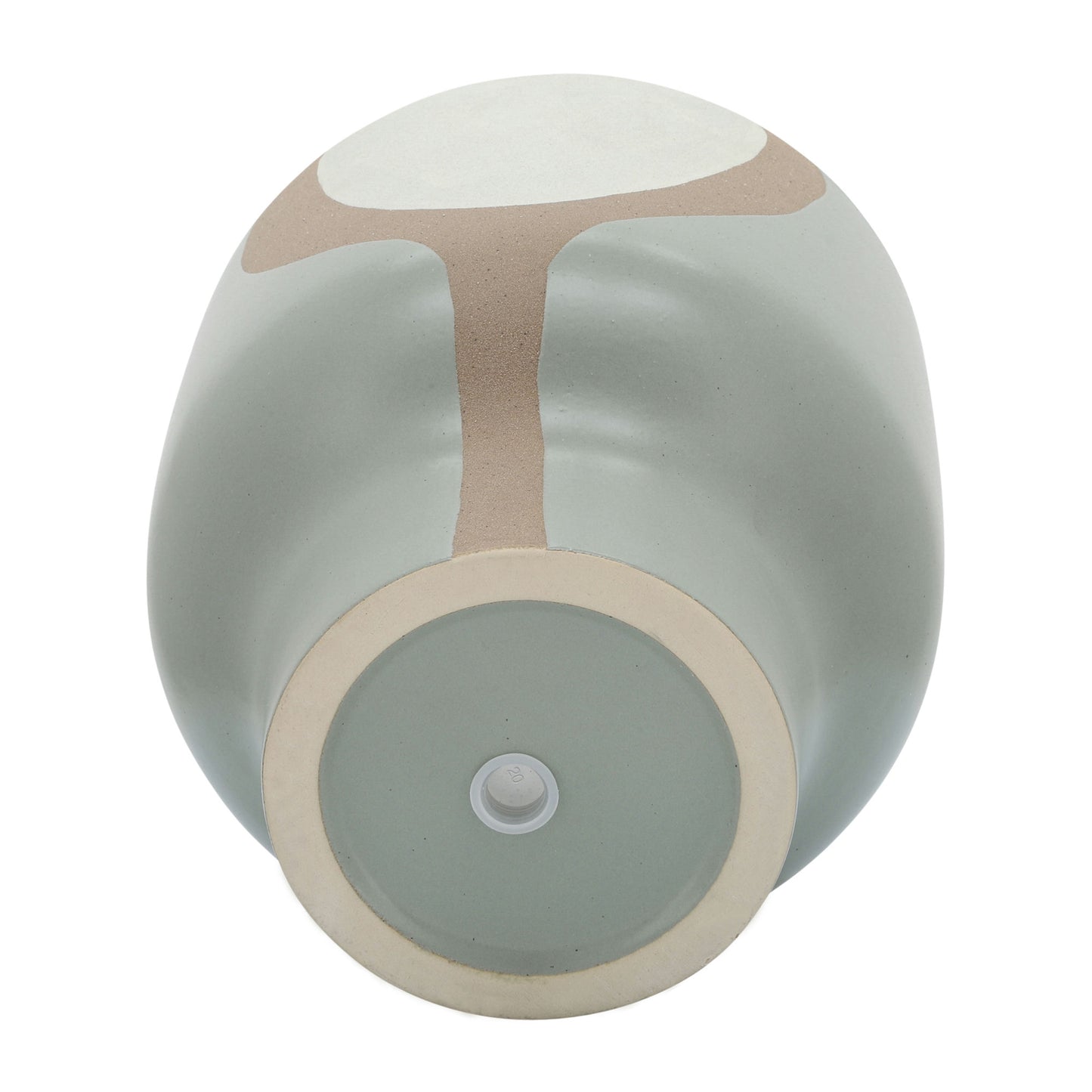 Cer, 10" Mushroom Planter, Mint