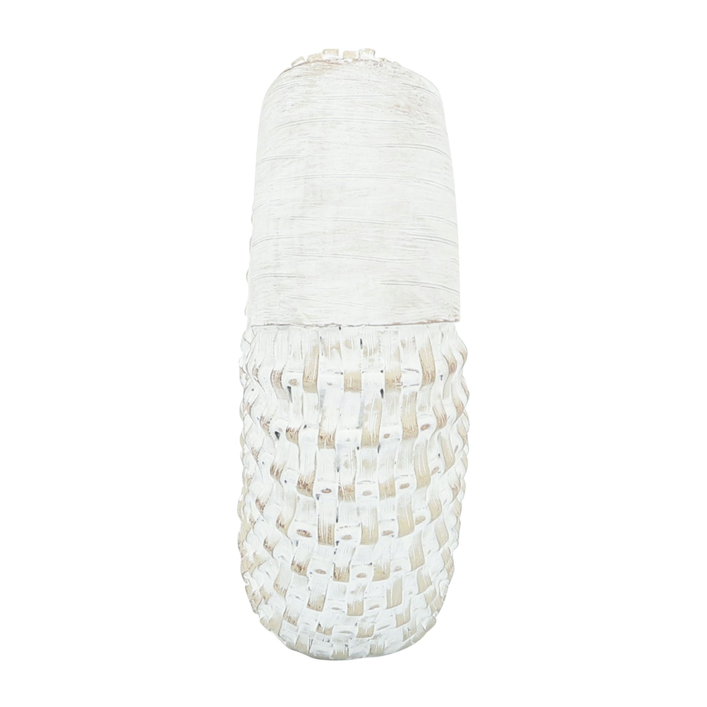 Resin, 7"h Shell Table Accent, White