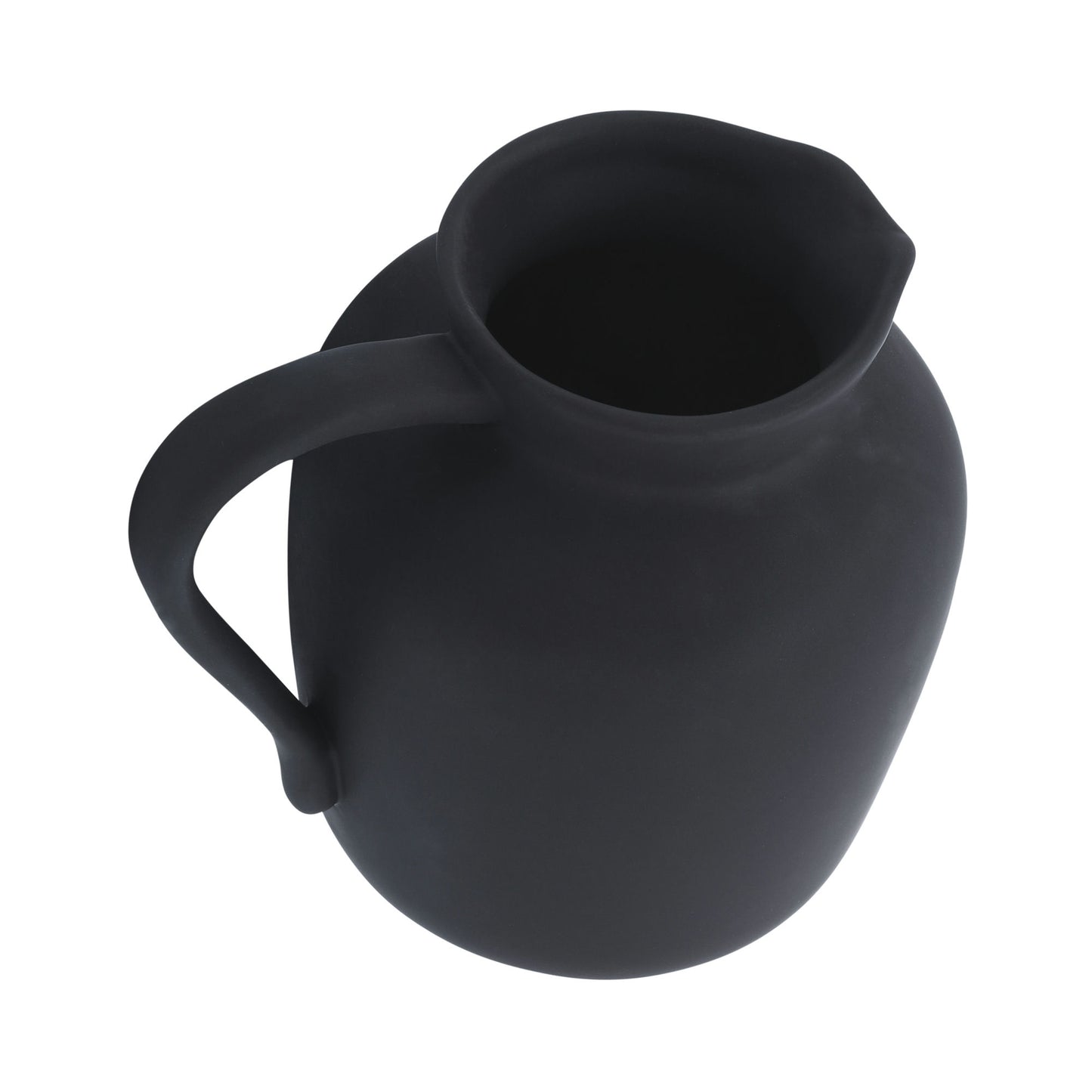 Cer, 5" Pitcher Vase, Black